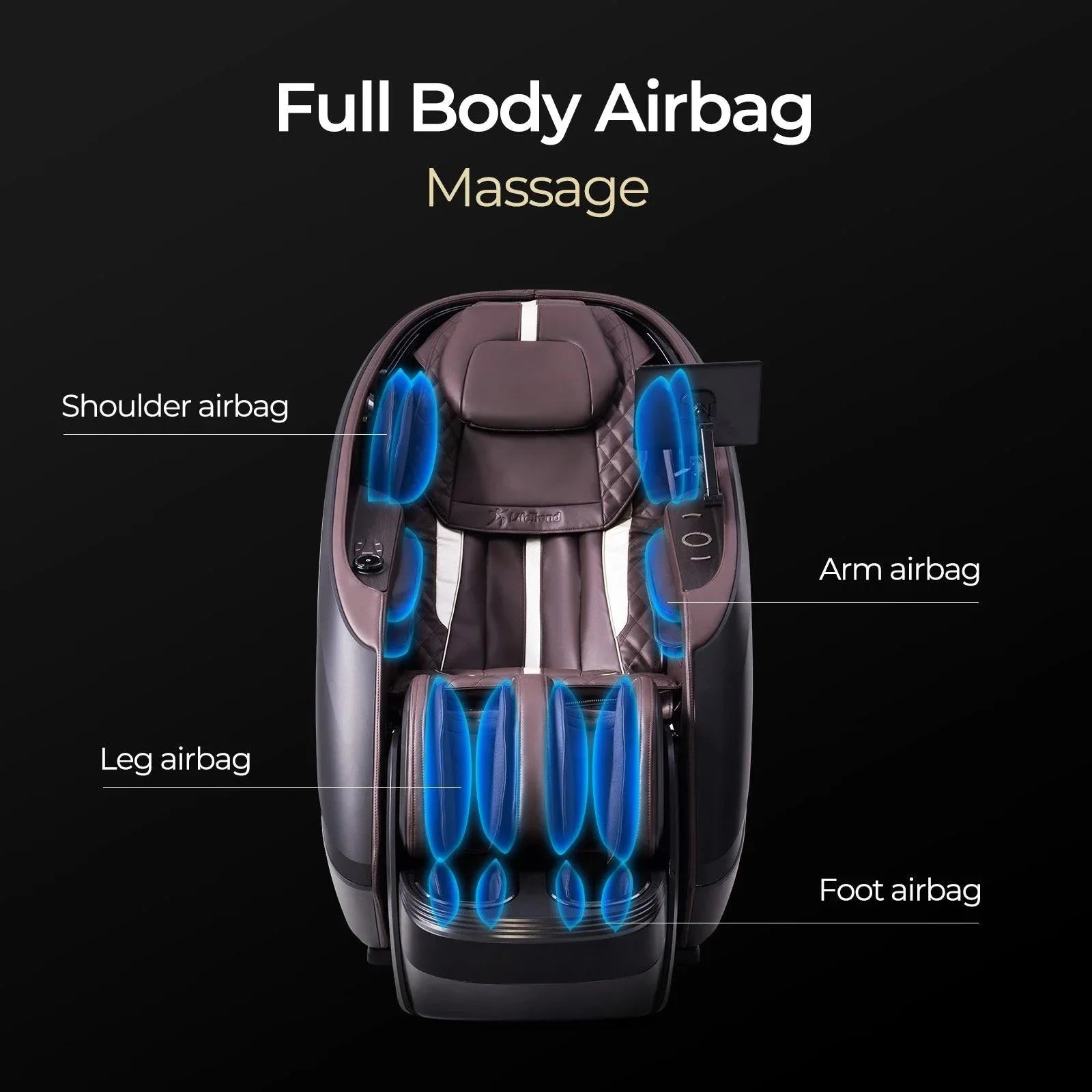 LifeTrend 4D Dual Core Massage Chair • Full-Body Zero-Gravity Massage Recliner - Elite Holistic Fitness