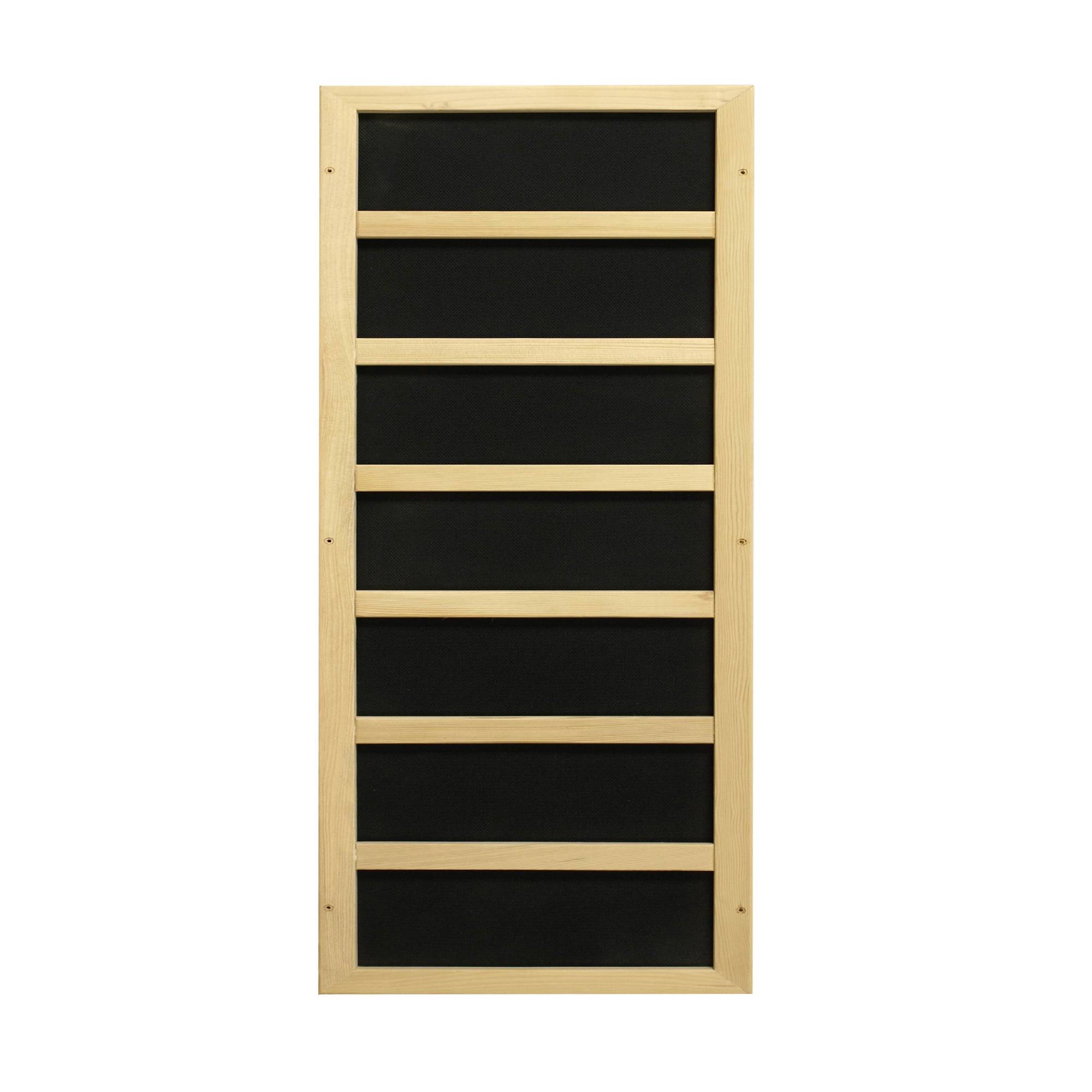 Golden Designs: 4-Person Full Spectrum Near Zero EMF FAR Infrared Sauna with Himalayan Salt Bar - Elite Holistic Fitness