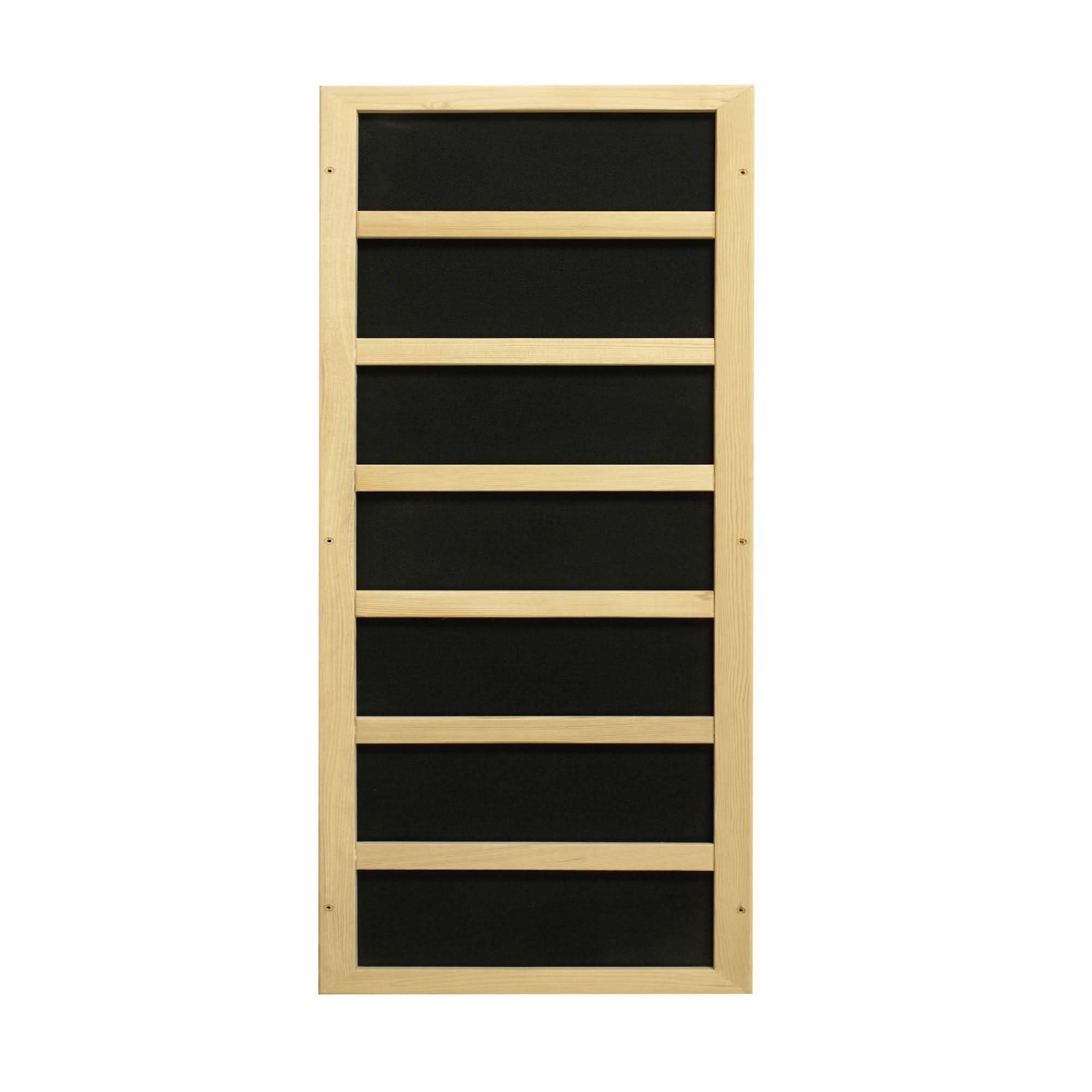 Golden Designs: 4-Person Full Spectrum Near Zero EMF FAR Infrared Sauna with Himalayan Salt Bar - Elite Holistic Fitness