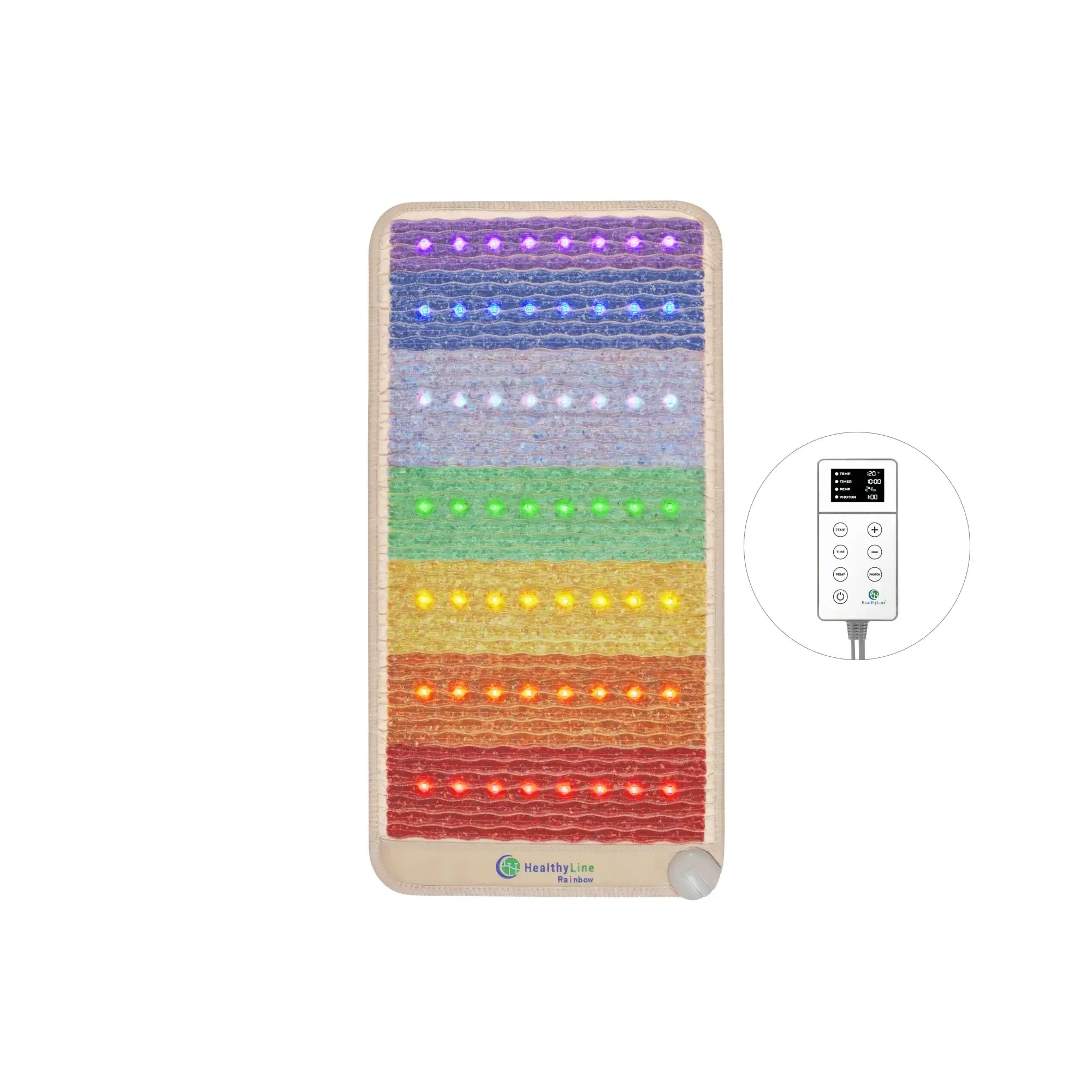 HealthyLine Rainbow Chakra Series | PEMF Far Infrared Heating Mats - Elite Holistic Fitness