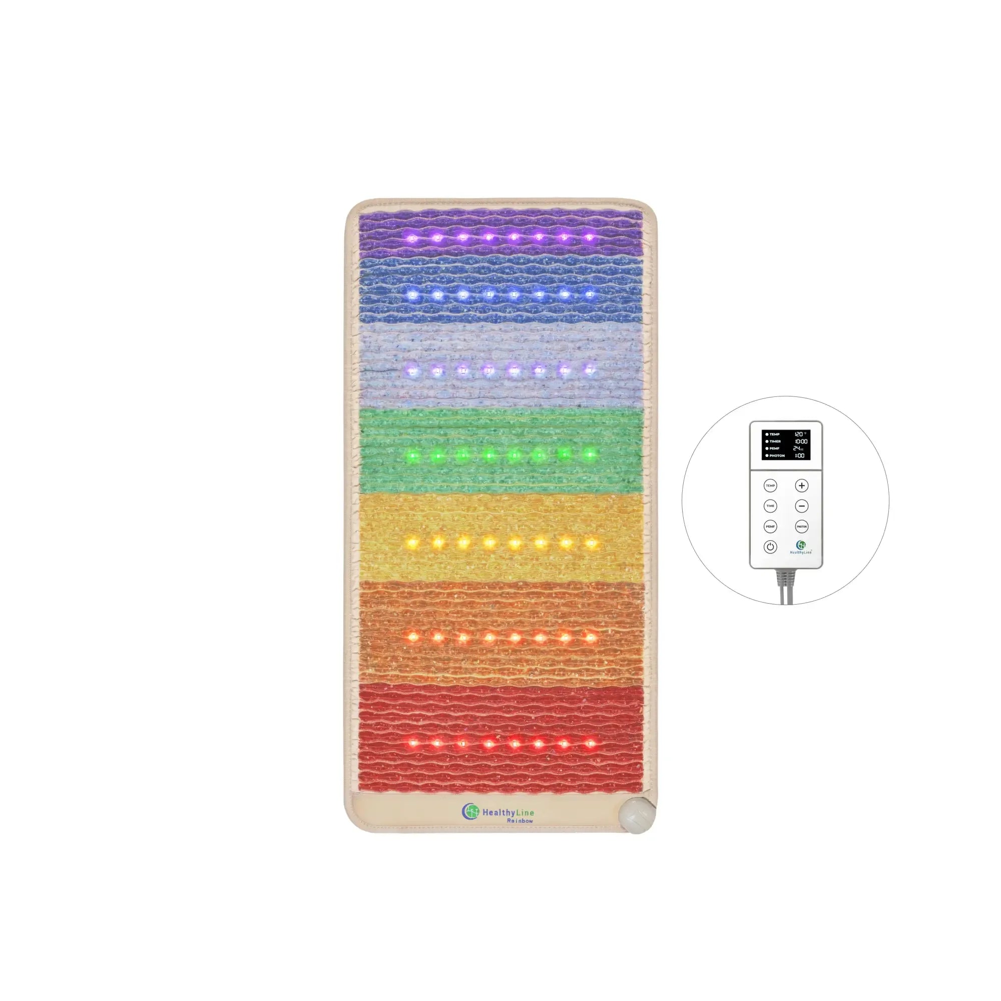 HealthyLine Rainbow Chakra Series | PEMF Far Infrared Heating Mats - Elite Holistic Fitness