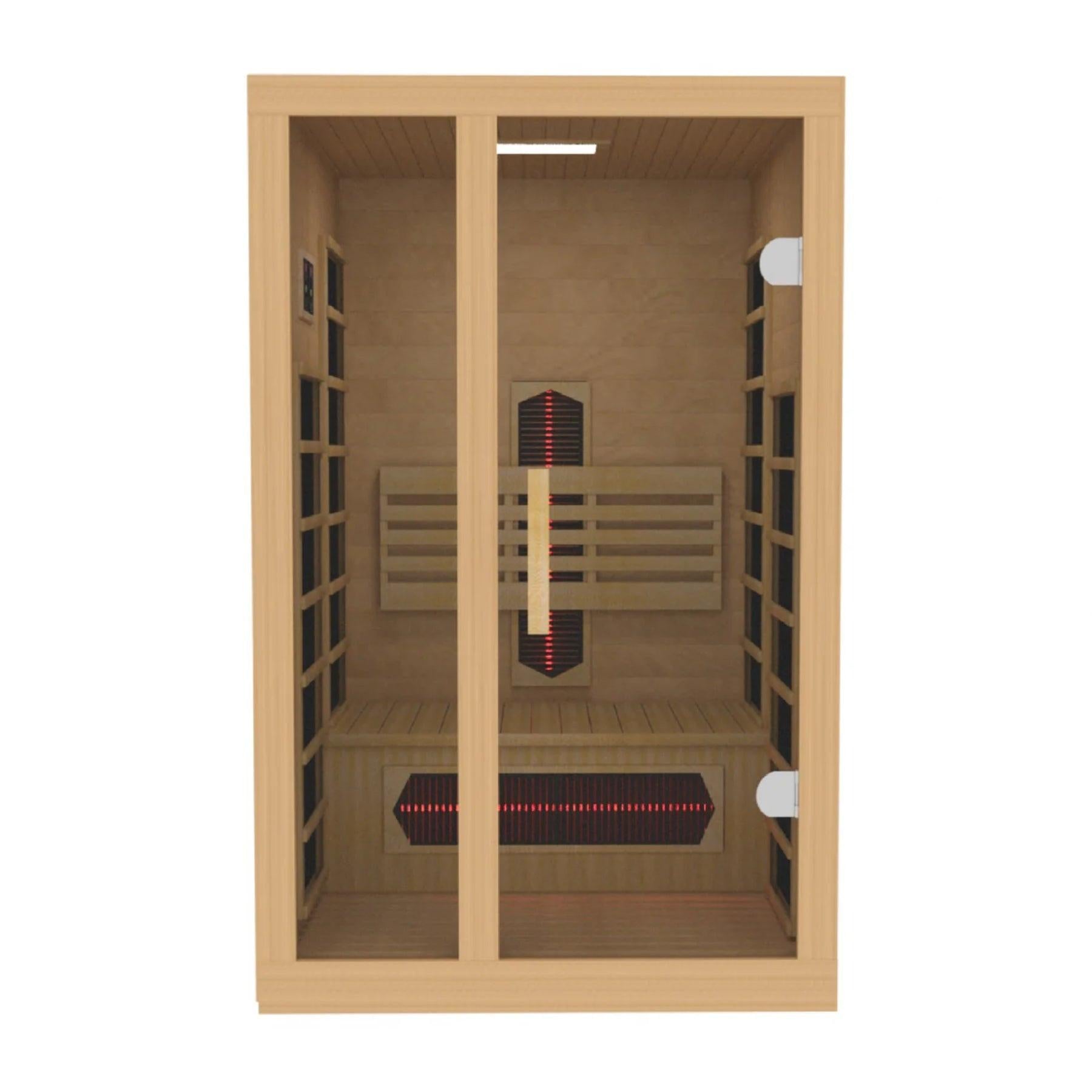 Dynamic Gracia 1-2-Person Full Spectrum Near Zero EMF Infrared Sauna.
