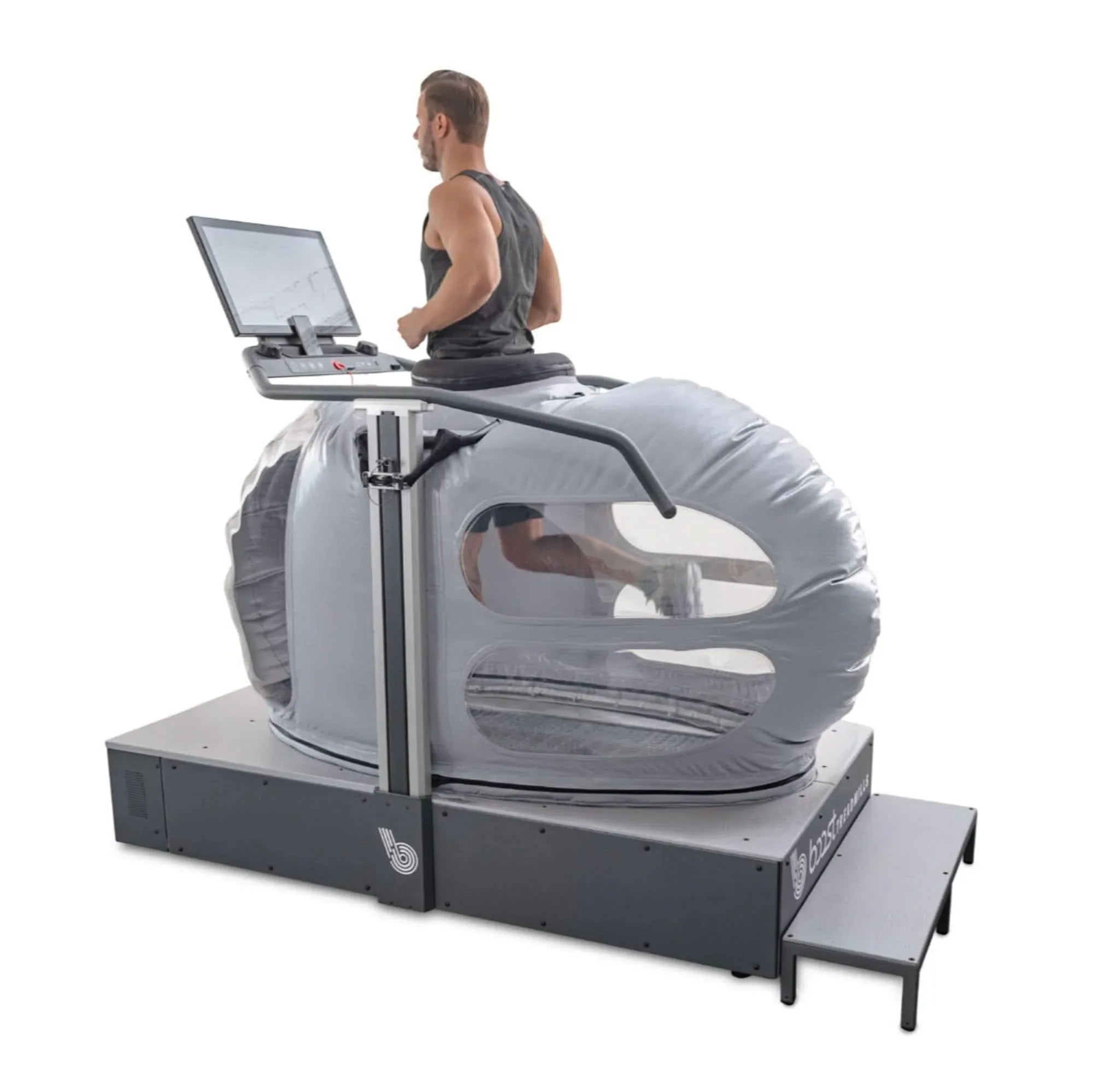 Boost 2 Elite Microgravity Treadmill, Gray, 208/230V - Elite Holistic Fitness