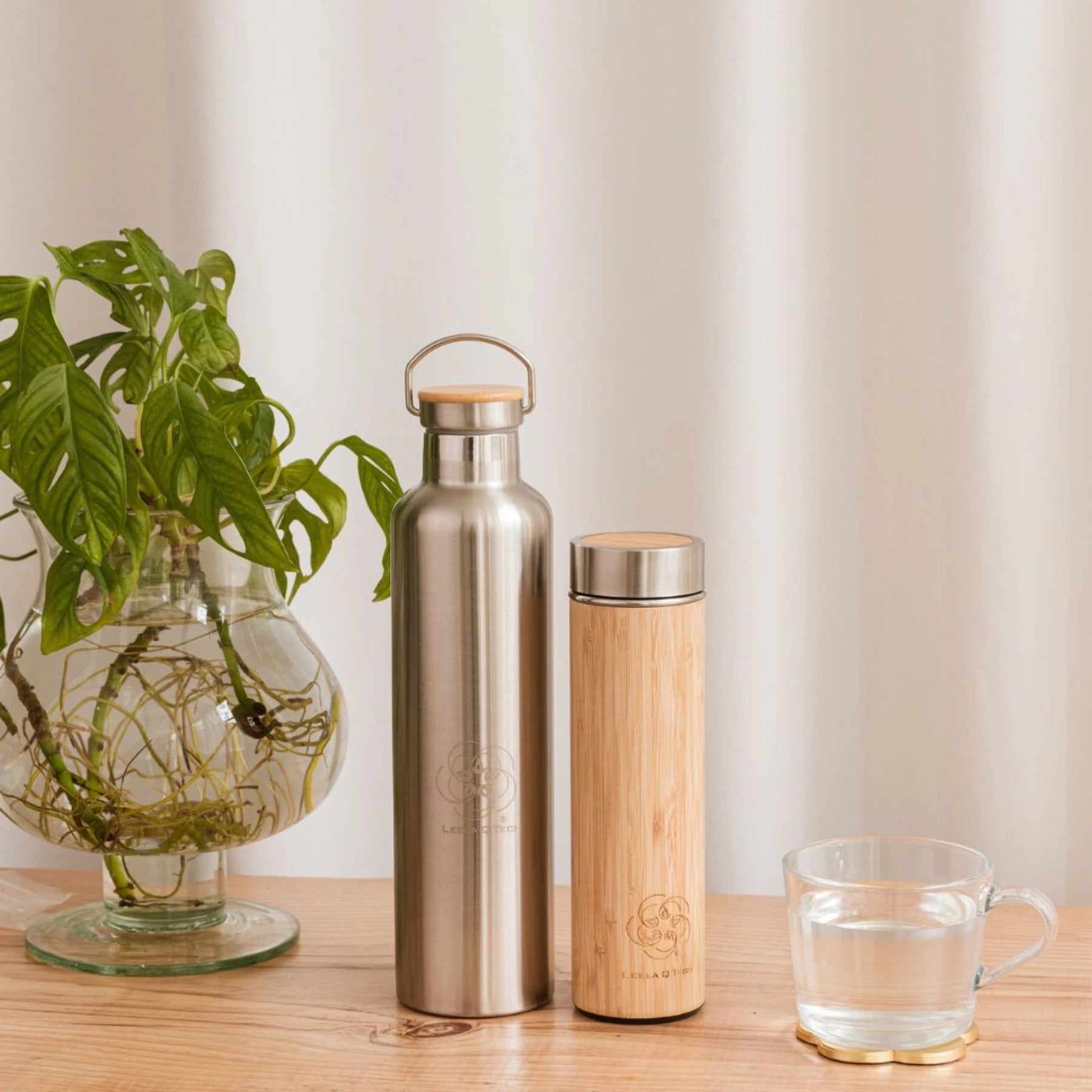 Leela Quantum H.E.A.L.360™ Stainless Steel Quantum Energy Water Bottle