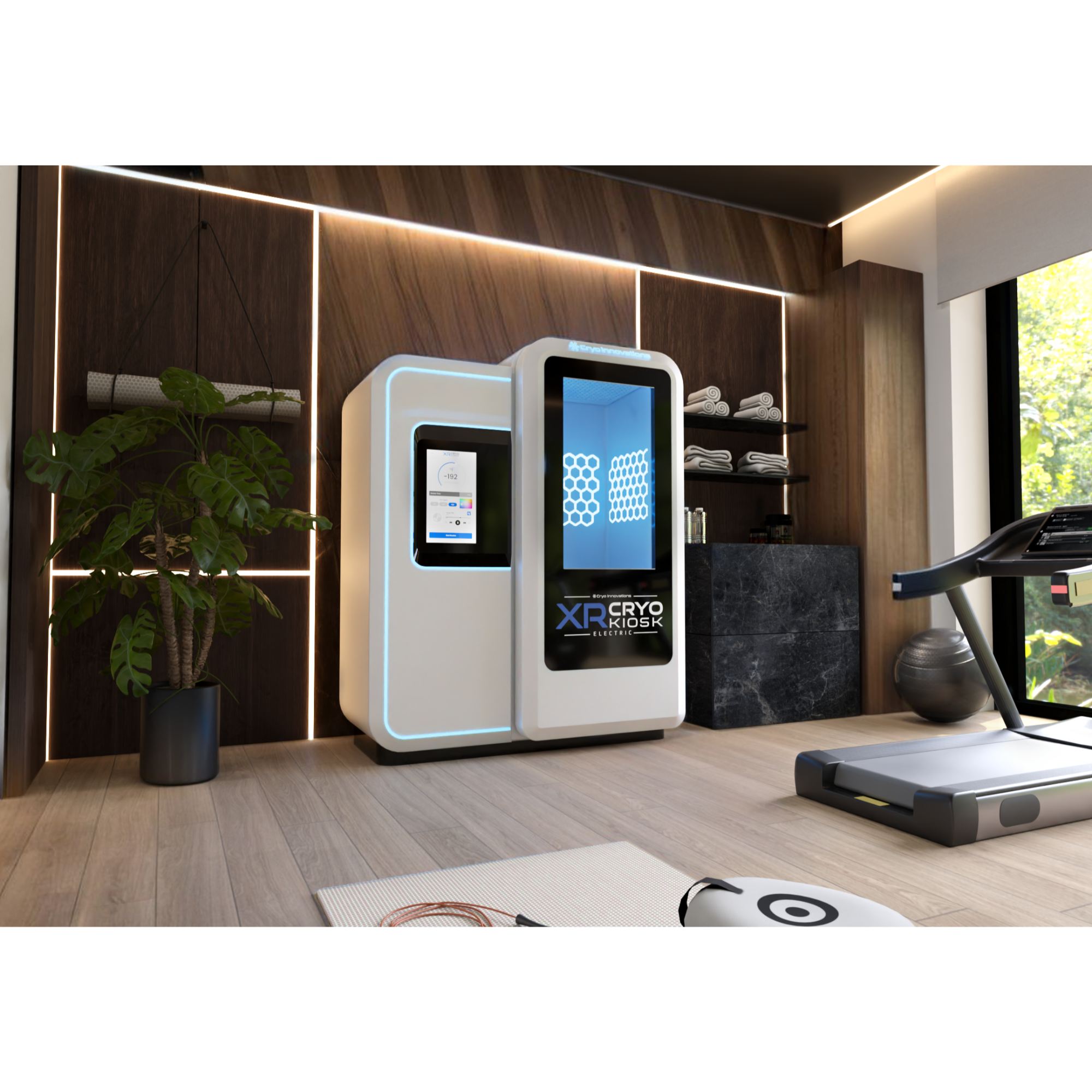 Cryo Innovations: XR Cryo Kiosk | Full Electric Cryotherapy Chamber
