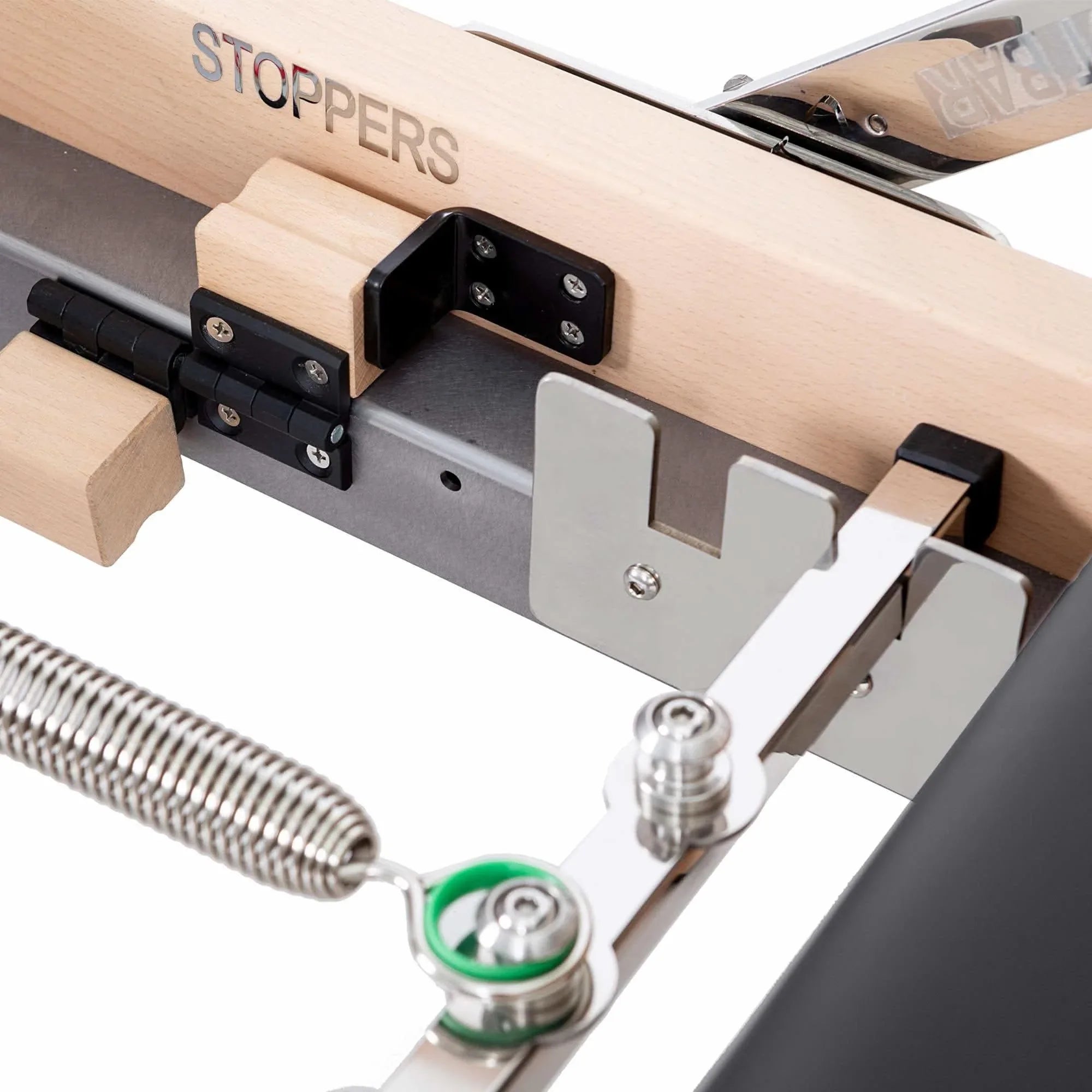 Elina Pilates Lignum Reformer with Tower.