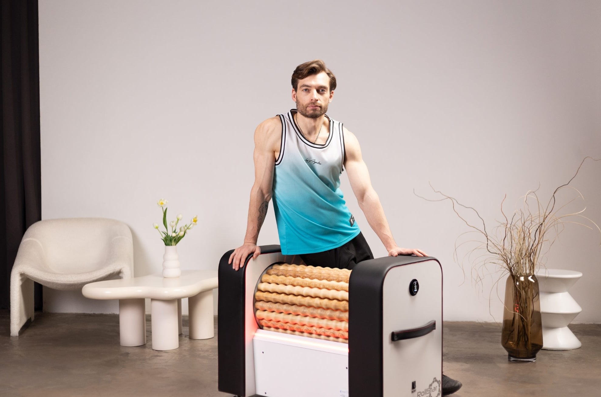 Cryonick Wellness Technology: RollStar Mini SQ Infrared Lymphatic Massage Roller