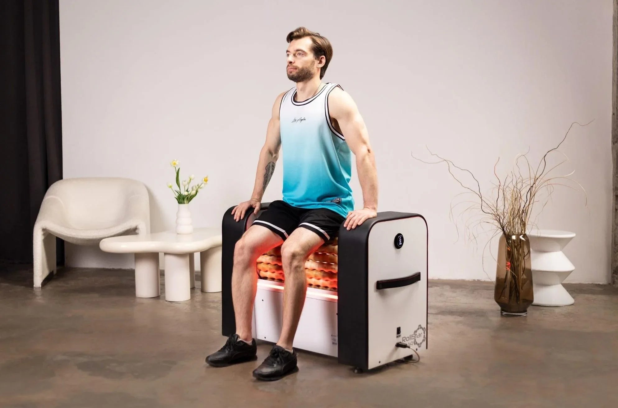 Cryonick Wellness Technology: RollStar Mini SQ Infrared Lymphatic Massage Roller - Elite Holistic Fitness