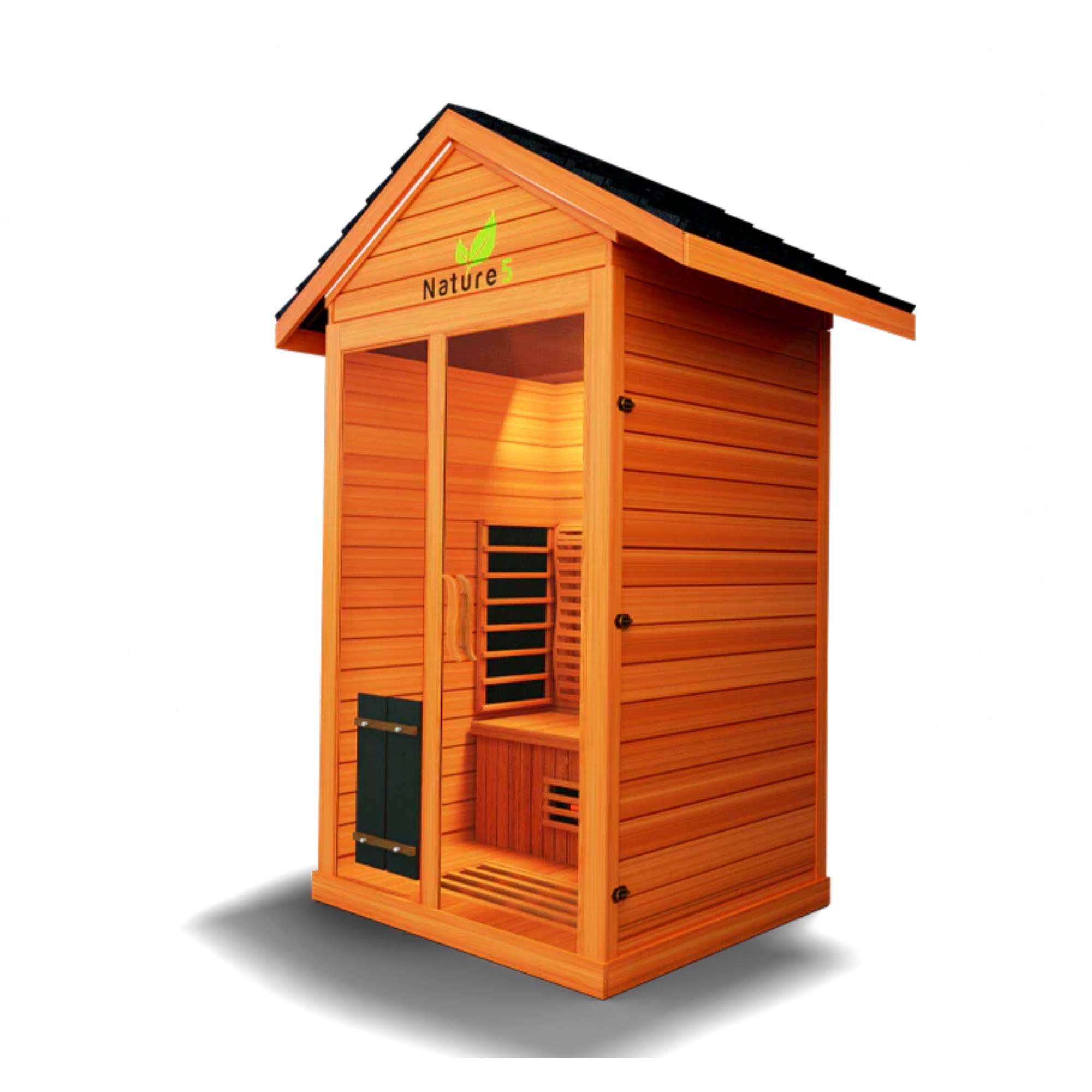 Medical Saunas: Nature 5 v2 Sauna Full-Spectrum Infrared Tech - Elite Holistic Fitness