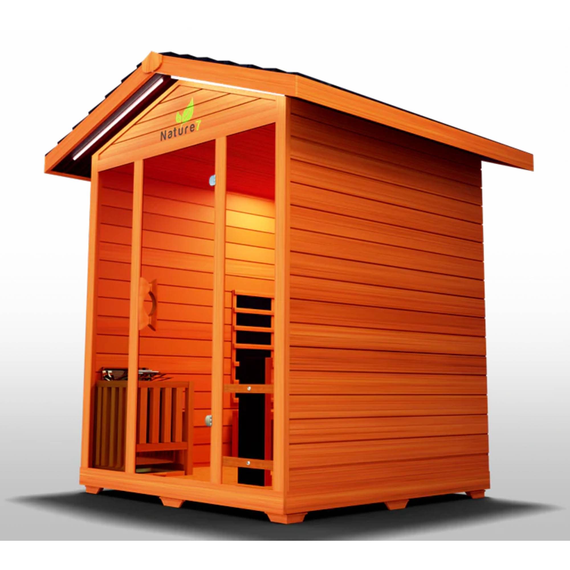 Medical Saunas: Nature 7 Sauna Full-Spectrum Infrared Tech - Elite Holistic Fitness
