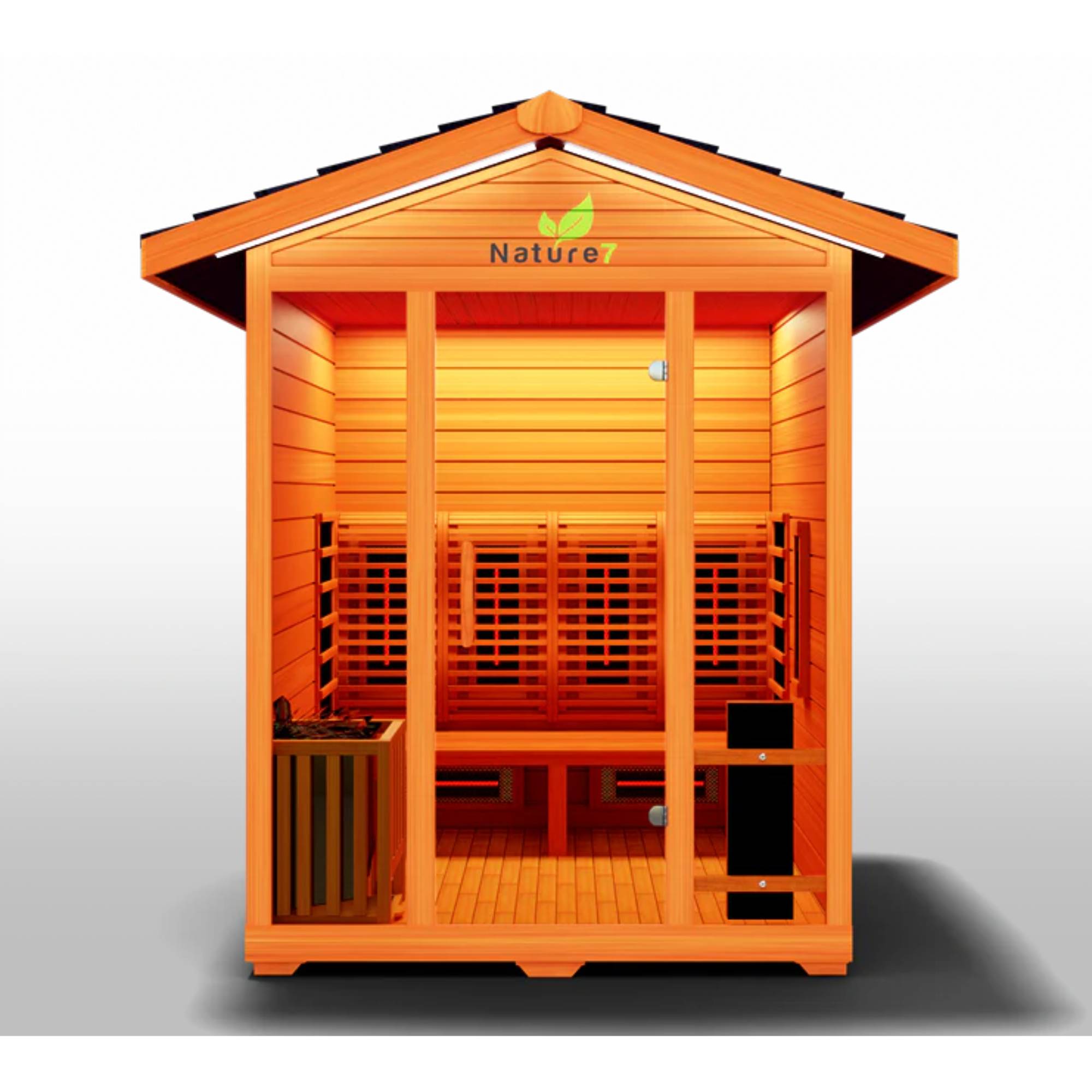 Medical Saunas: Nature 7 Sauna Full-Spectrum Infrared Tech - Elite Holistic Fitness
