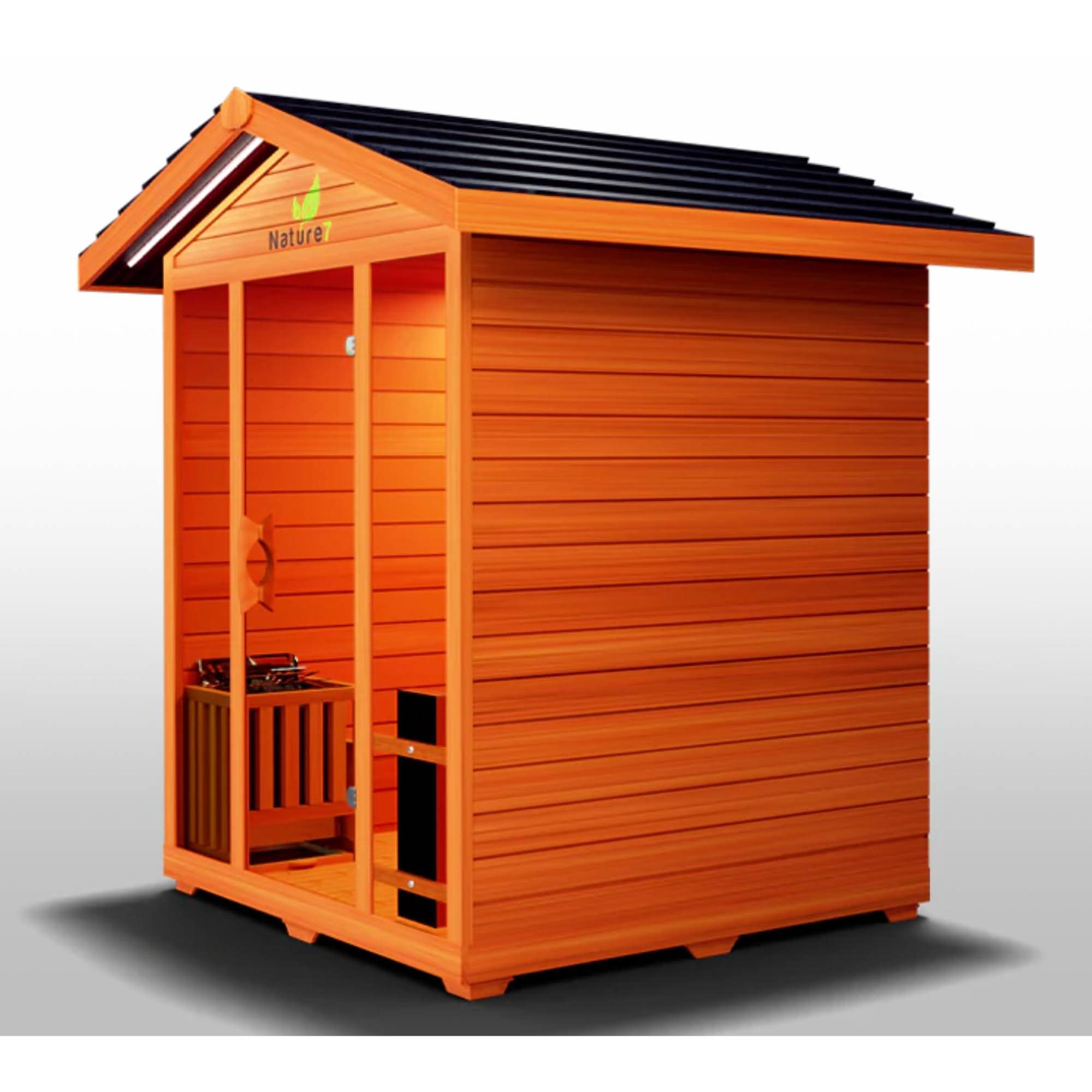 Medical Saunas: Nature 7 Sauna Full-Spectrum Infrared Tech - Elite Holistic Fitness