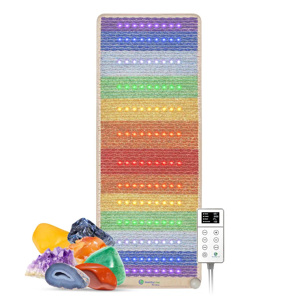 HealthyLine Rainbow Chakra Series | PEMF Far Infrared Heating Mats