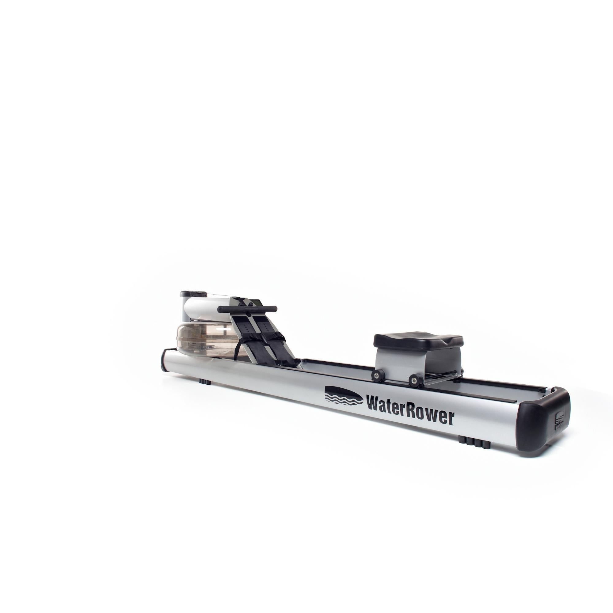 WaterRower Metallic M1 LoRise – Lightweight Aluminum Water Rowing Machine.