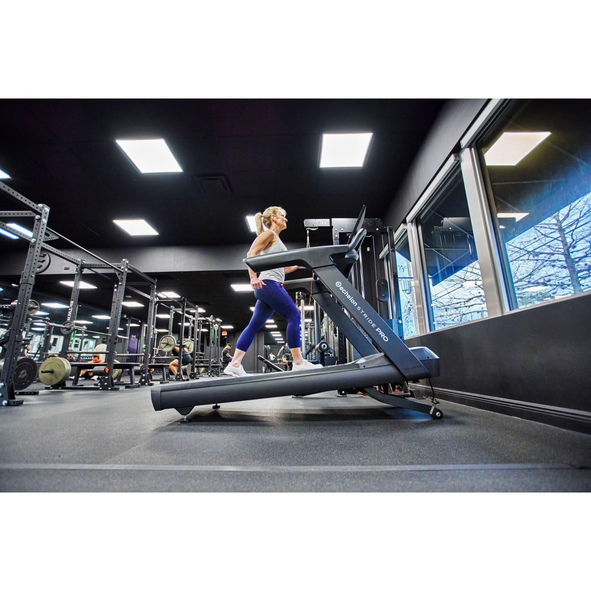 Echelon Fitness Stride 9s Pro Commercial Treadmill 22" Touchscreen.