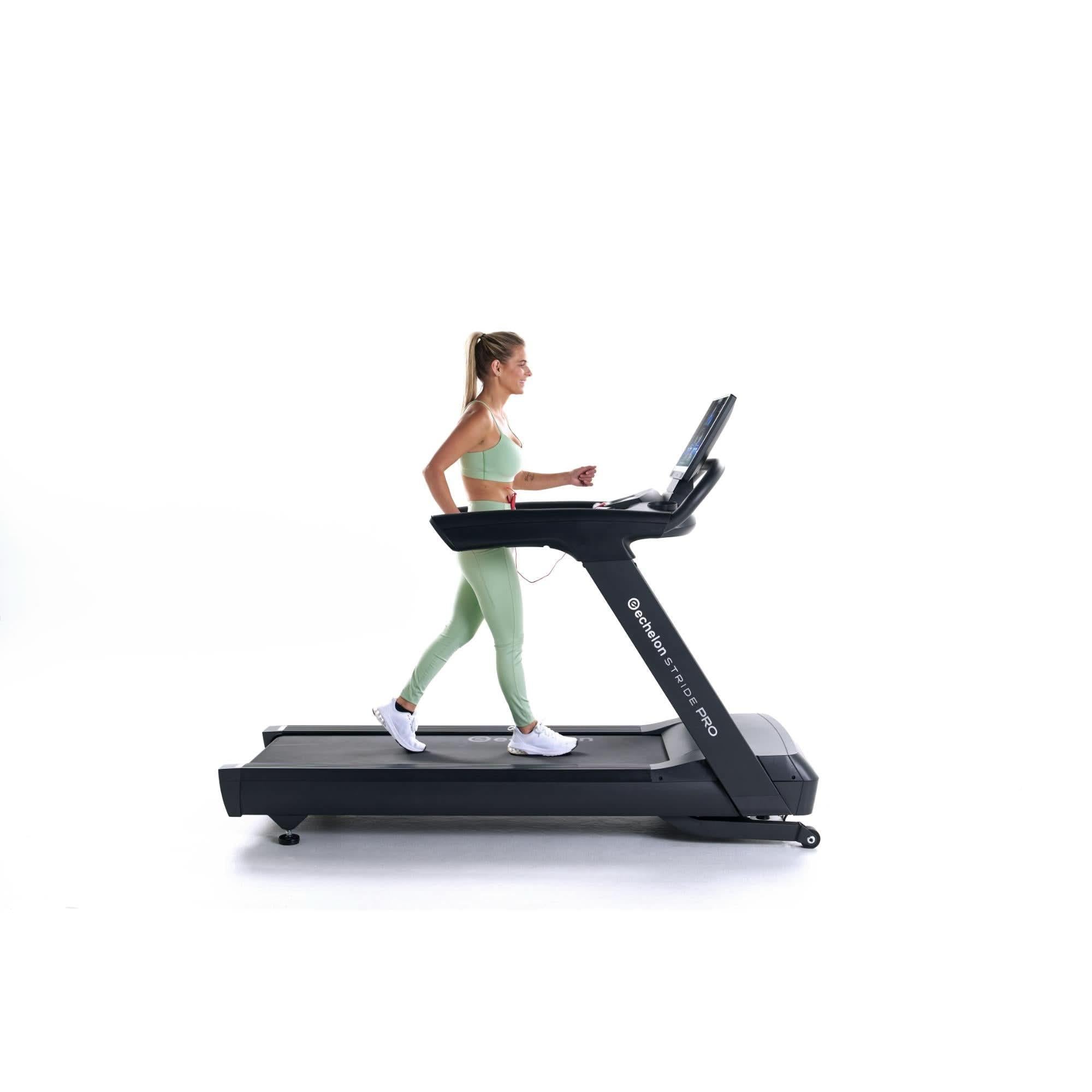 Echelon Fitness Stride 9s Pro Commercial Treadmill 22" Touchscreen.