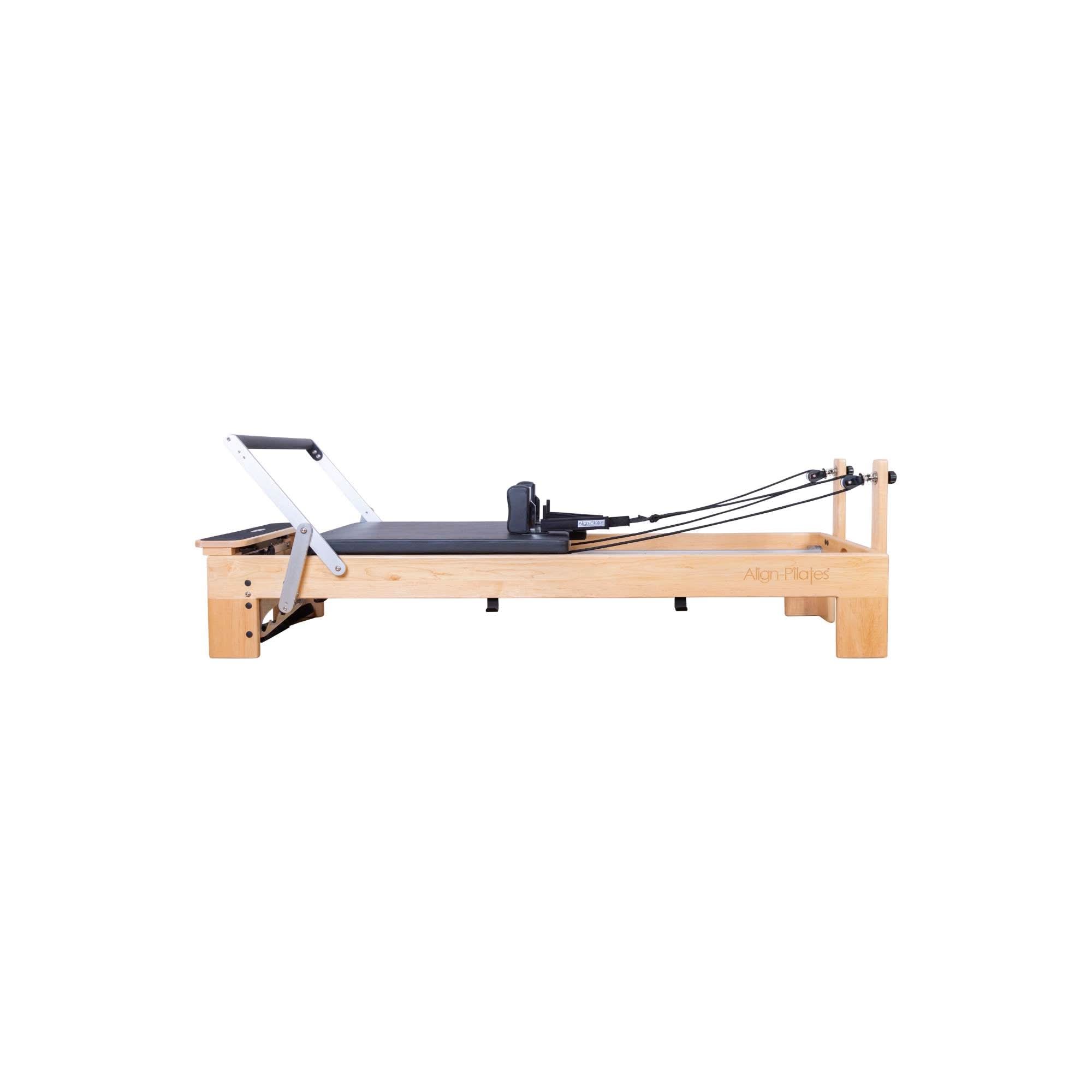 Align-Pilates: M8-Pro Maple Wood Pilates Reformer with Sitting Box - Elite Holistic Fitness