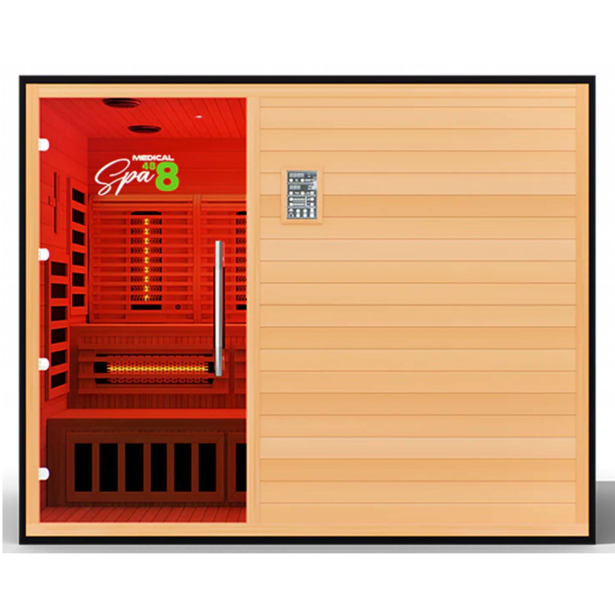 Medical Saunas: 3 person Full-Spectrum Infrared Commercial Spa 487 - Elite Holistic Fitness
