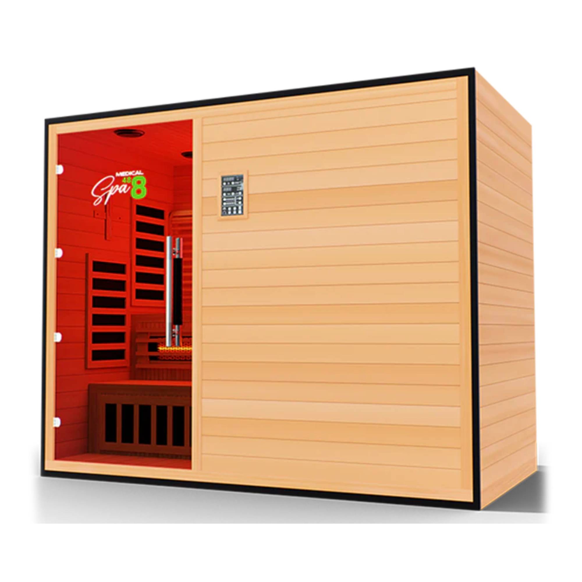 Medical Saunas: 3 person Full-Spectrum Infrared Commercial Spa 487 - Elite Holistic Fitness