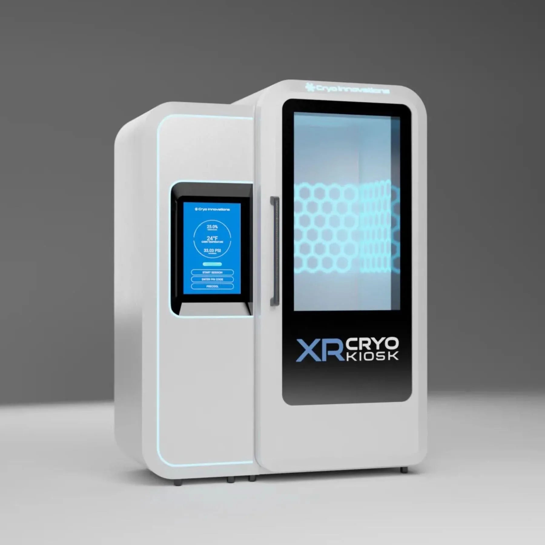 Cryo Innovations: XR Cryo Kiosk | Full Electric Cryotherapy Chamber - Elite Holistic Fitness