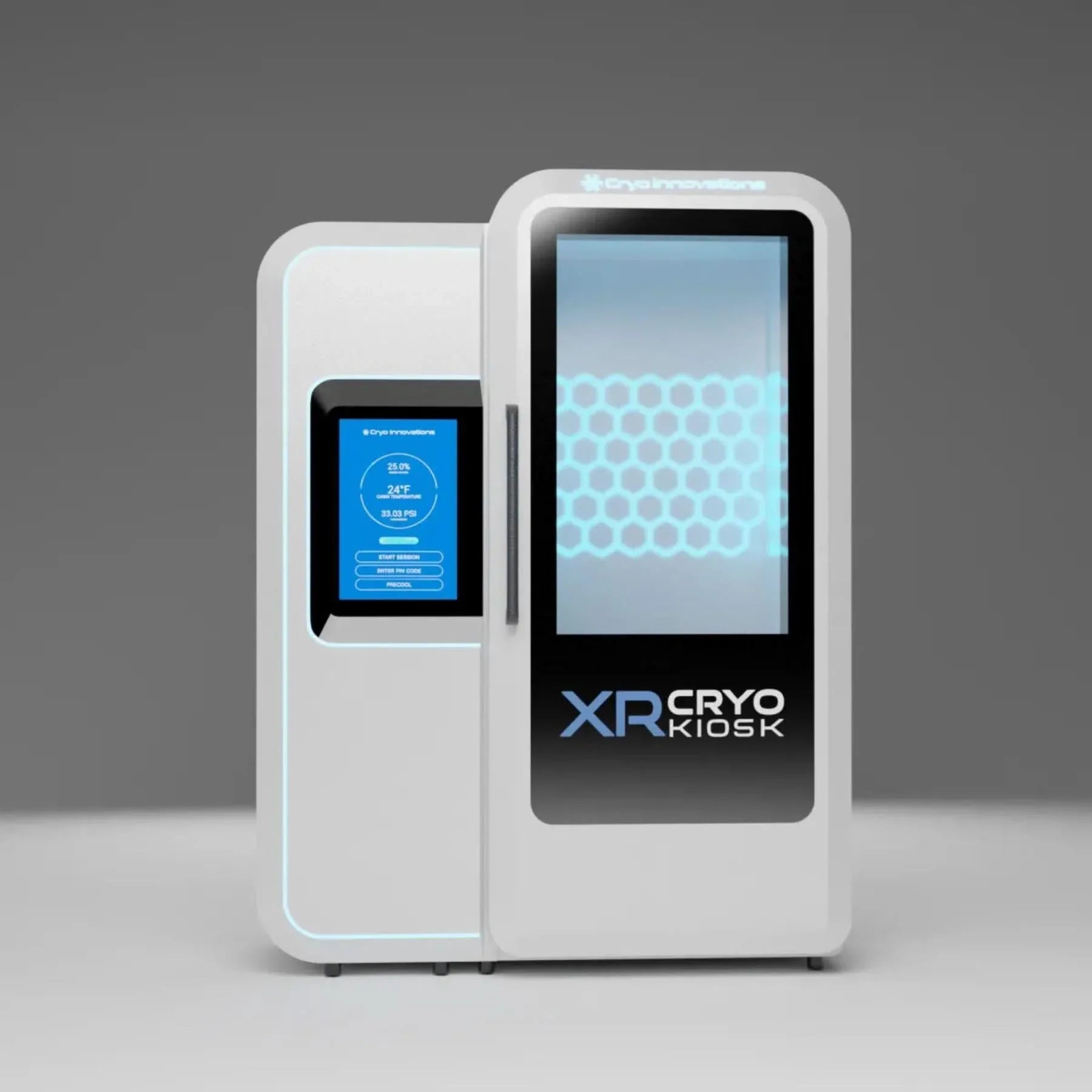 Cryo Innovations: XR Cryo Kiosk | Full Electric Cryotherapy Chamber - Elite Holistic Fitness