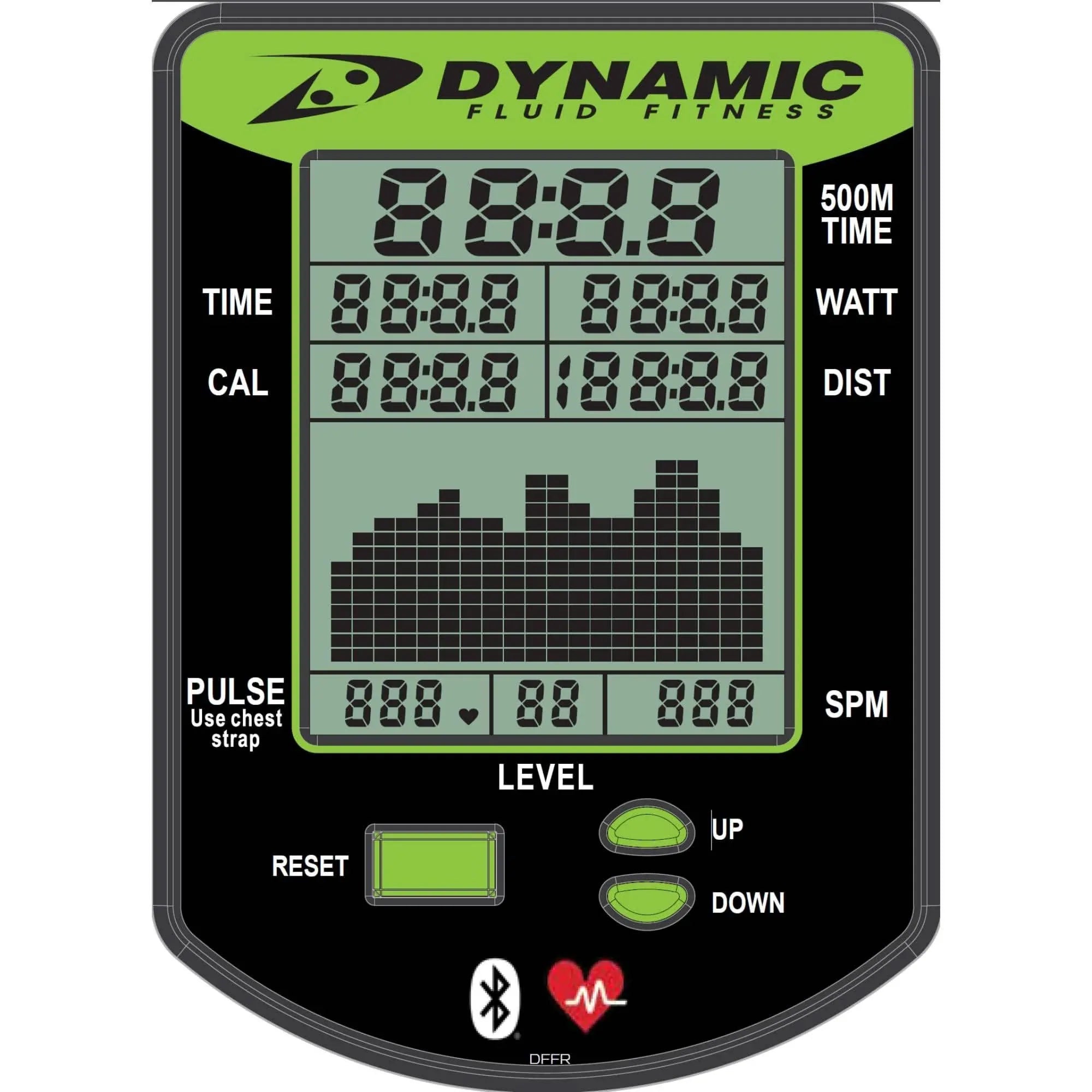 Dynamic Fluid Fitness M850 UBE Rower - Elite Holistic Fitness