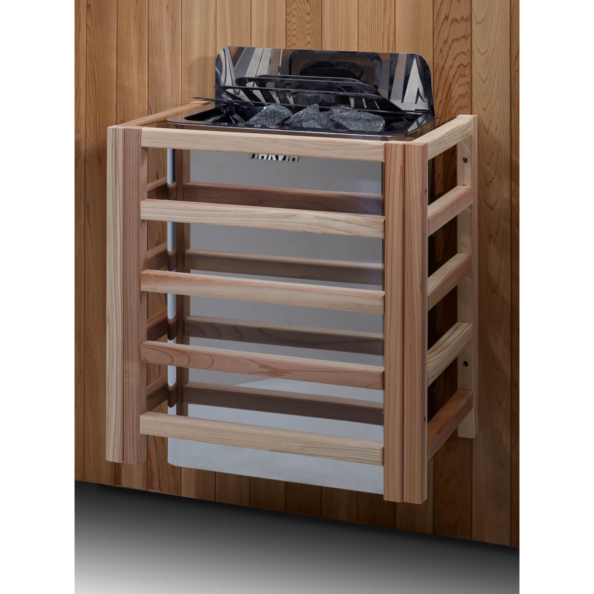 Golden Designs: Kaskinen 6 Person Hybrid (Infrared + Stove) Outdoor Sauna - Elite Holistic Fitness