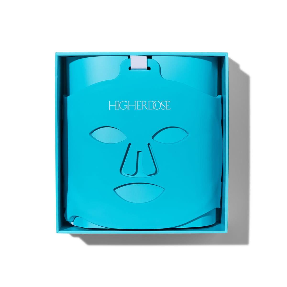 HigherDOSE Red Light Face Mask.