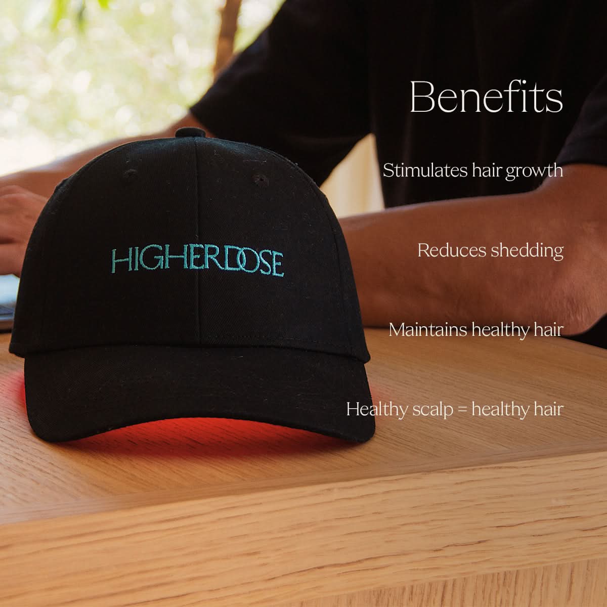 HigherDOSE Red Light Hat - Elite Holistic Fitness