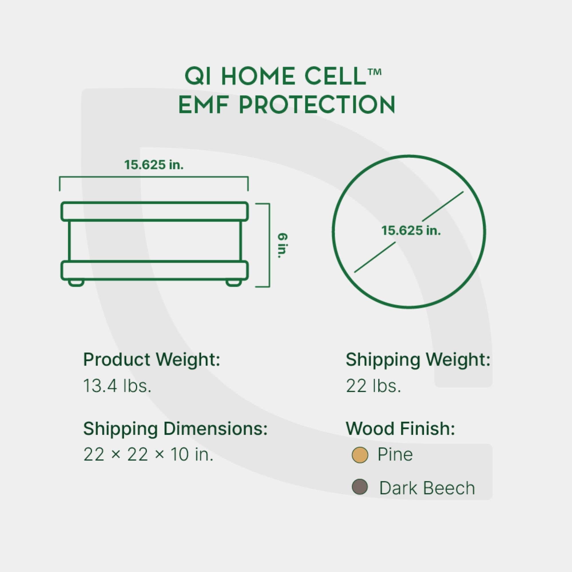 Qi-Home Cell EMF Protection with Waveguard Technology - Elite Holistic Fitness
