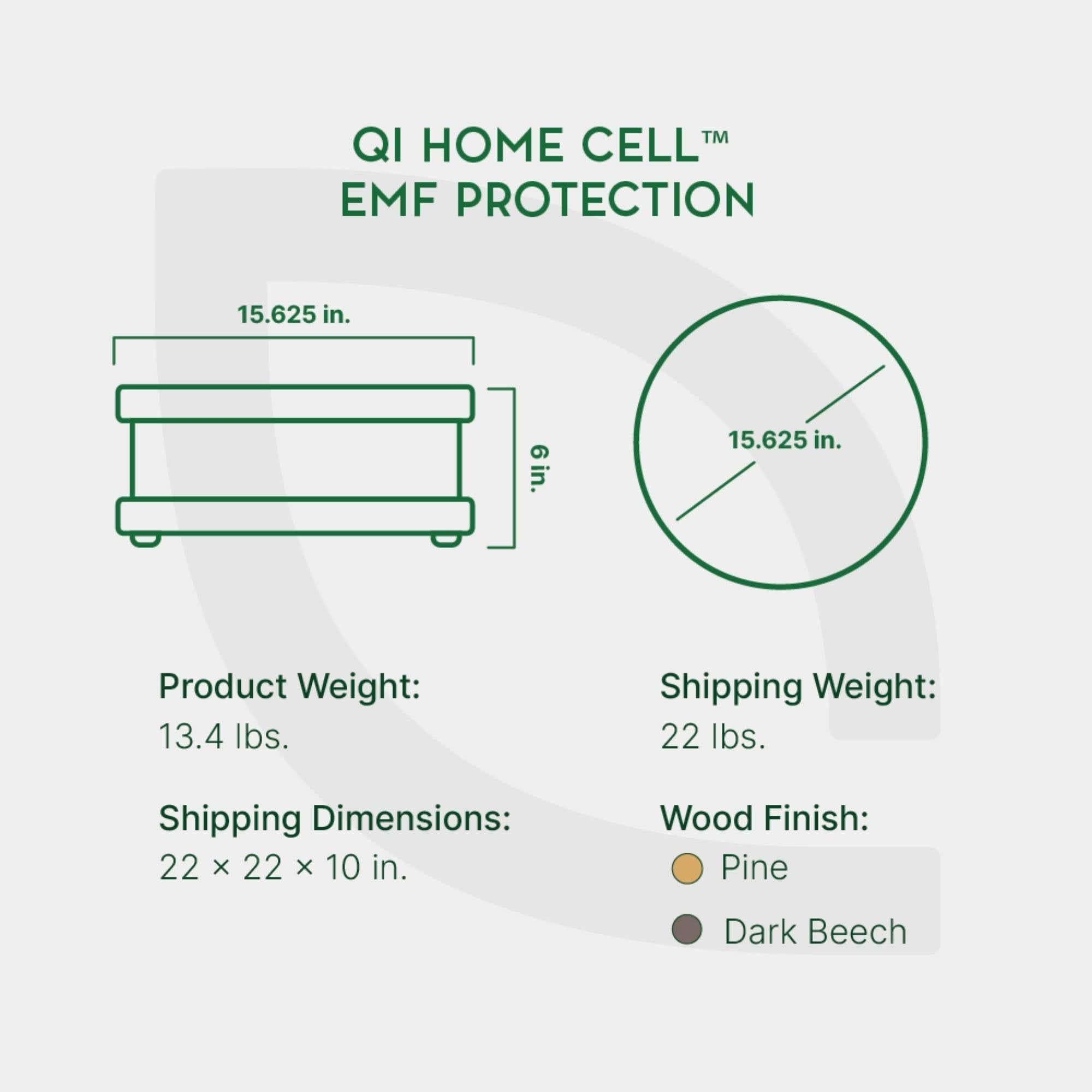 Qi-Home Cell EMF Protection with Waveguard Technology.