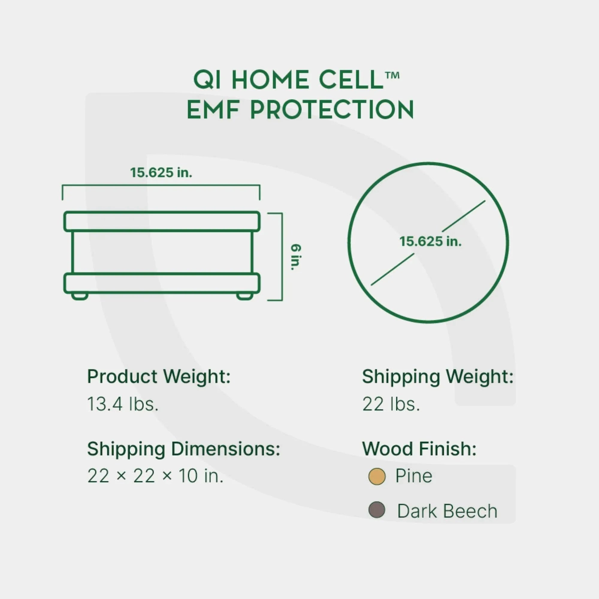 Qi-Home Cell EMF Protection with Waveguard Technology - Elite Holistic Fitness
