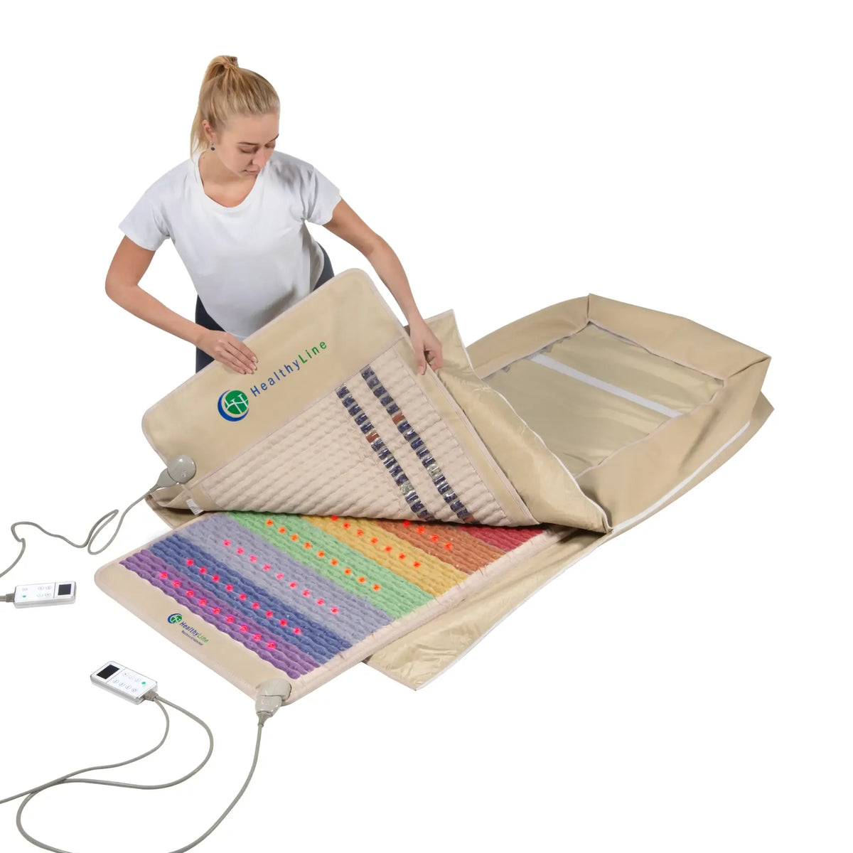 HealthyLine Rainbow Chakra 360 Wrap Set - Elite Holistic Fitness