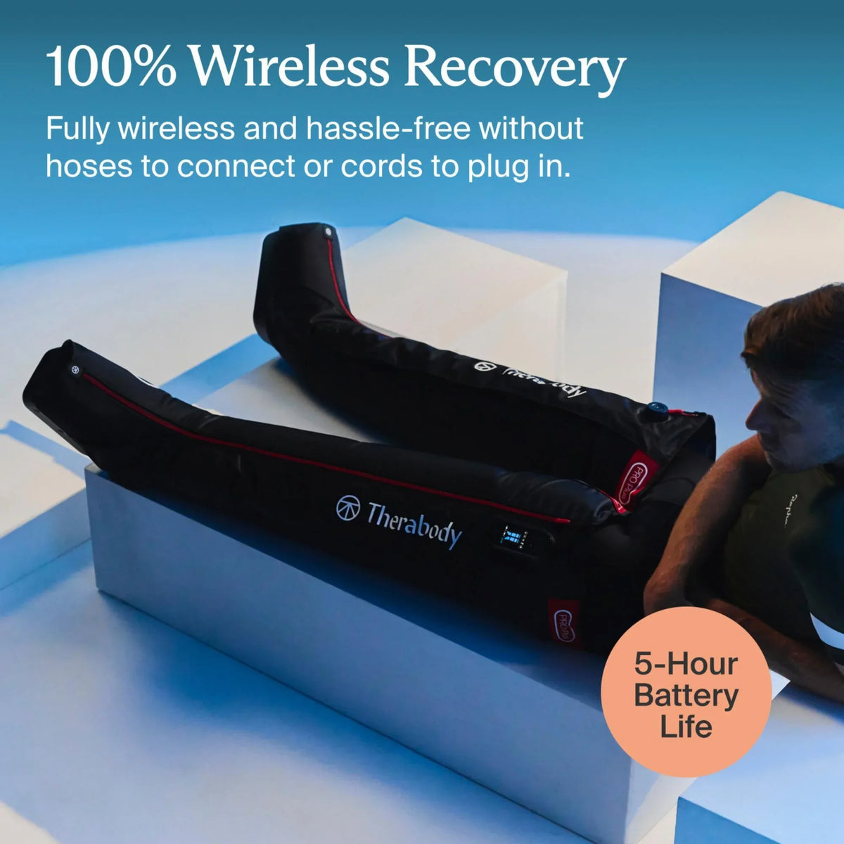 Therabody JetBoots PRO Plus – Wireless Compression, Vibration & LED Recovery Boots - Elite Holistic Fitness