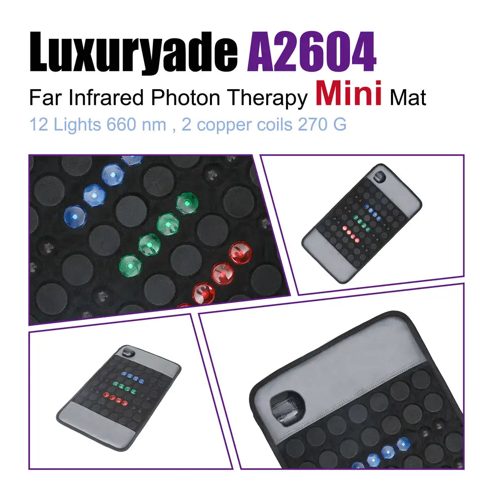 Far Infrared Jade PEMF Mat with TENS & LED Light Therapy