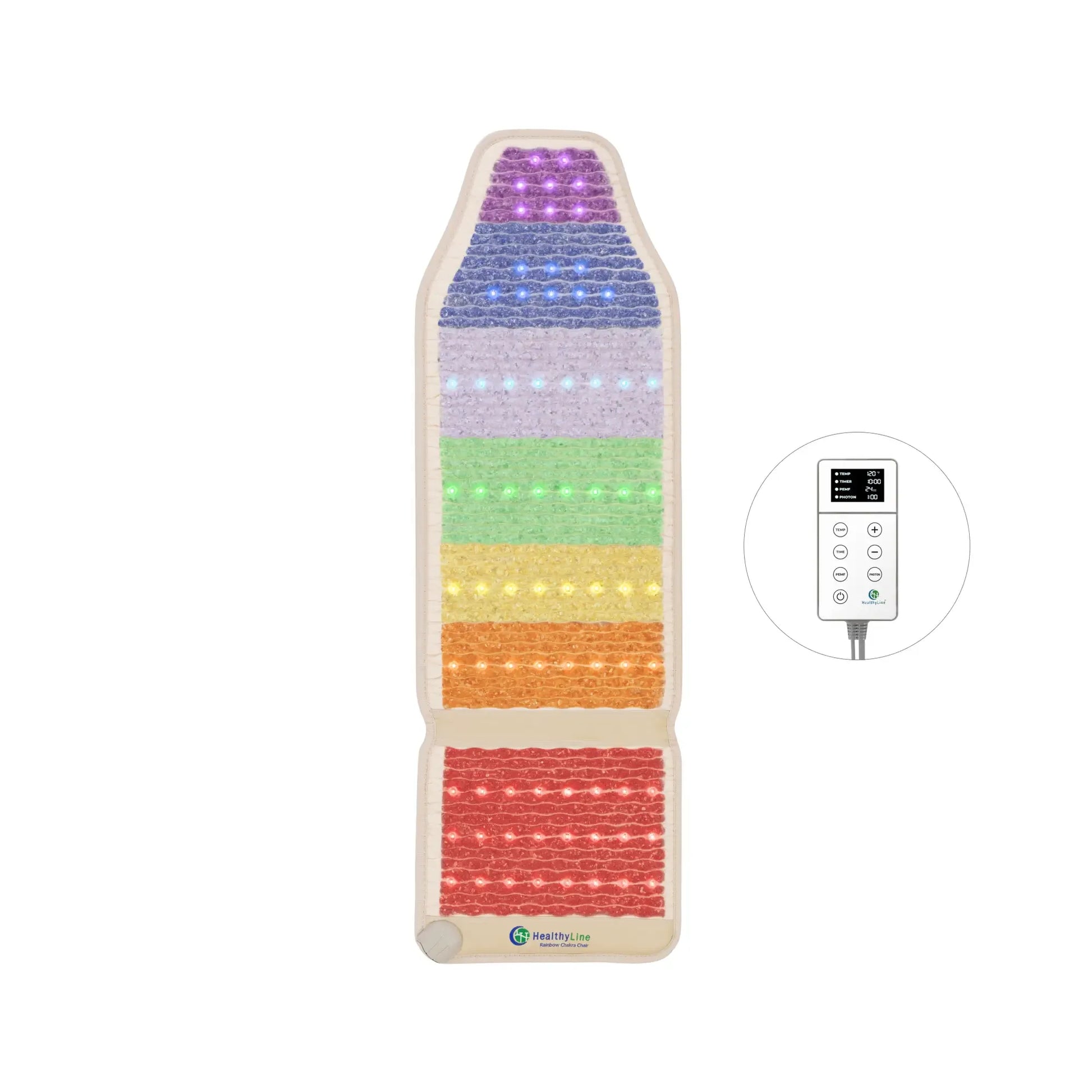 HealthyLine Rainbow Chakra Series | PEMF Far Infrared Heating Mats - Elite Holistic Fitness