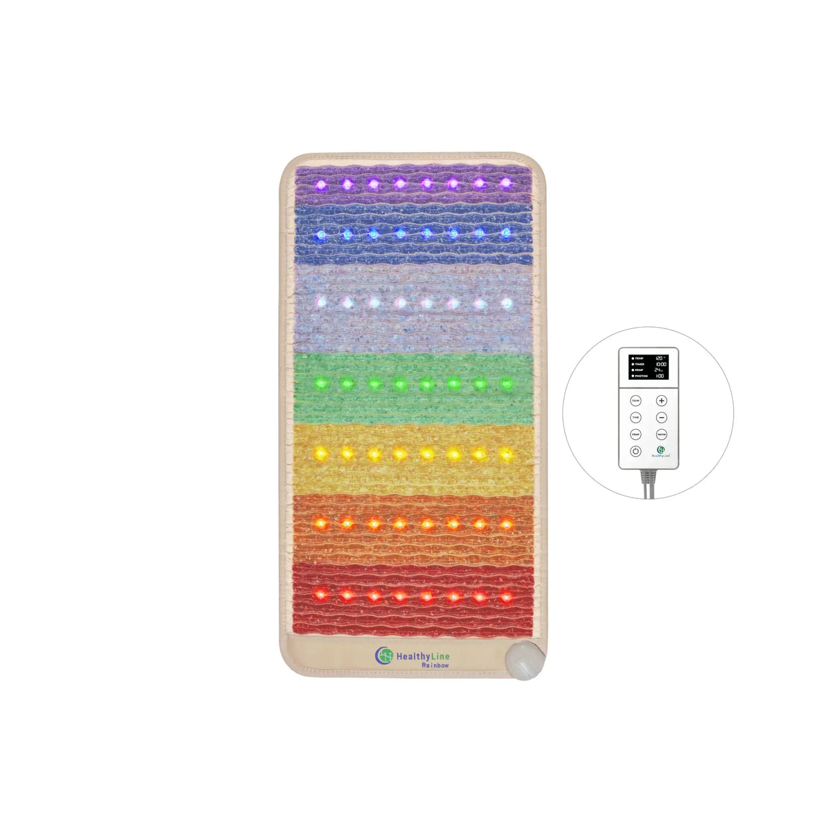 HealthyLine Rainbow Chakra Series | PEMF Far Infrared Heating Mats - Elite Holistic Fitness