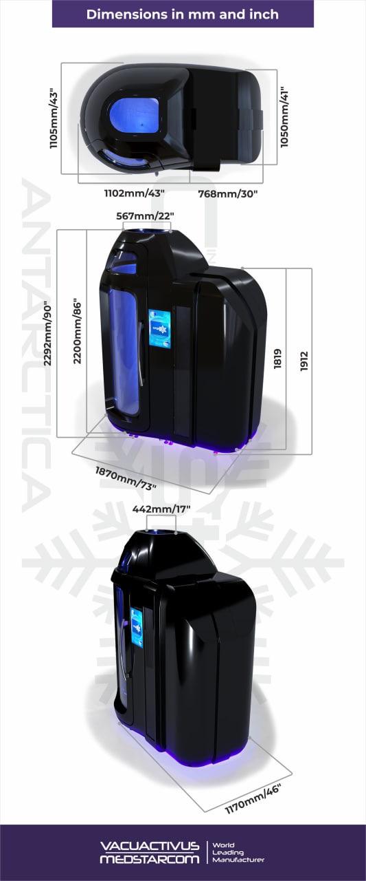 Antarctica Whole Body Chamber Electric by Vacuactivus