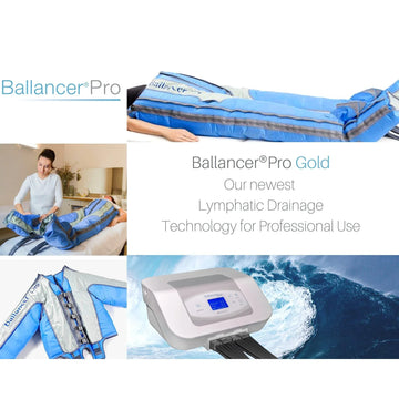 Ballancer Pro Gold Elite lymphatic compression therapy system for wellness clinics
