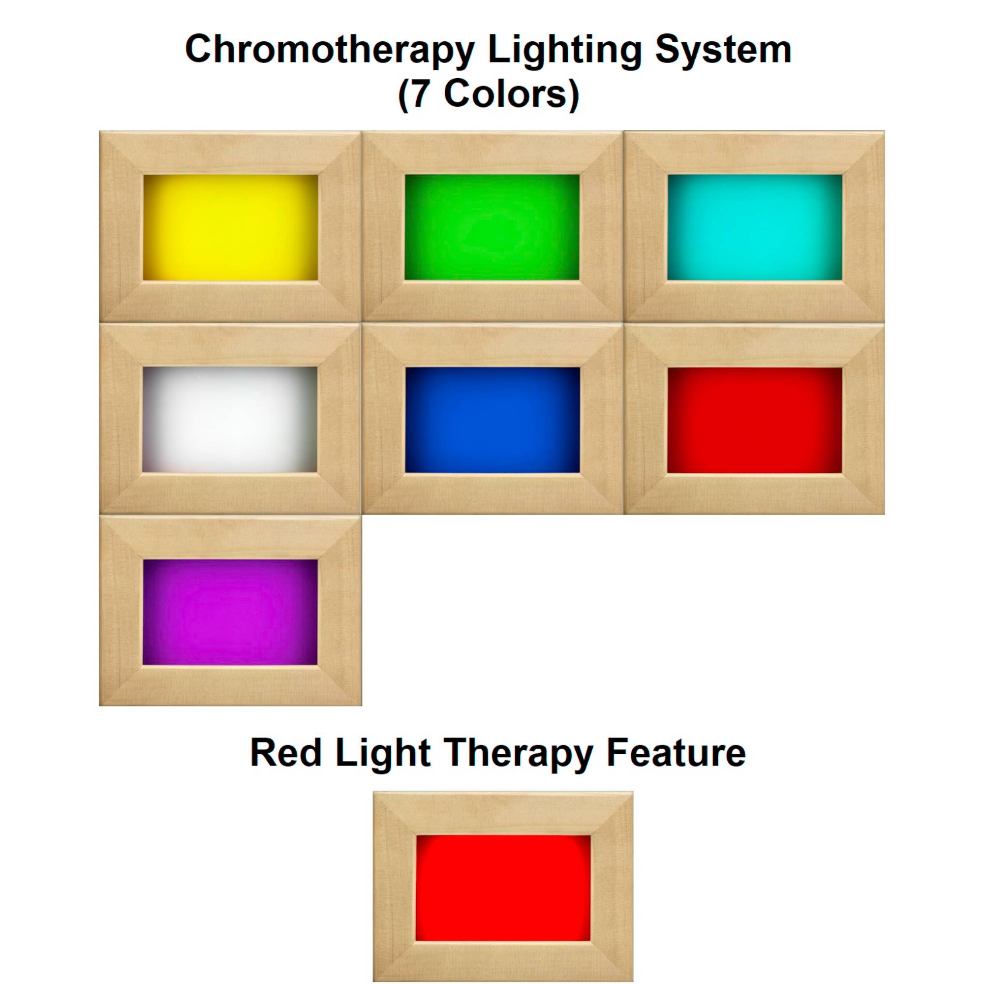 Golden Designs: 4-Person Full Spectrum Near Zero EMF FAR Infrared Sauna with Himalayan Salt Bar - Elite Holistic Fitness