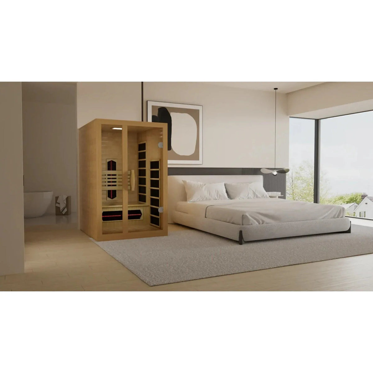 Dynamic Gracia 1-2-Person Full Spectrum Near Zero EMF Infrared Sauna - Elite Holistic Fitness