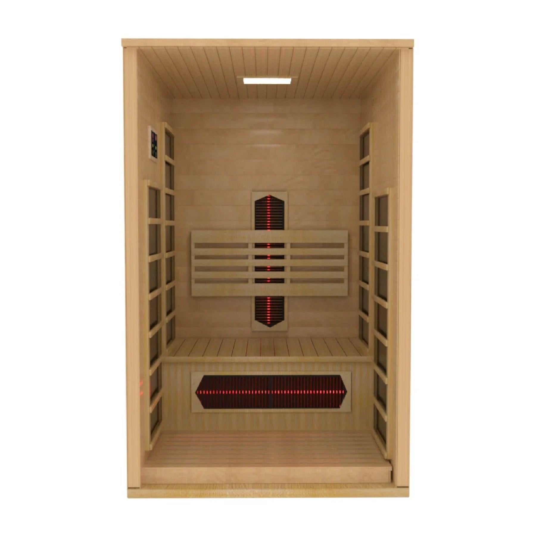Dynamic Gracia 1-2-Person Full Spectrum Near Zero EMF Infrared Sauna.