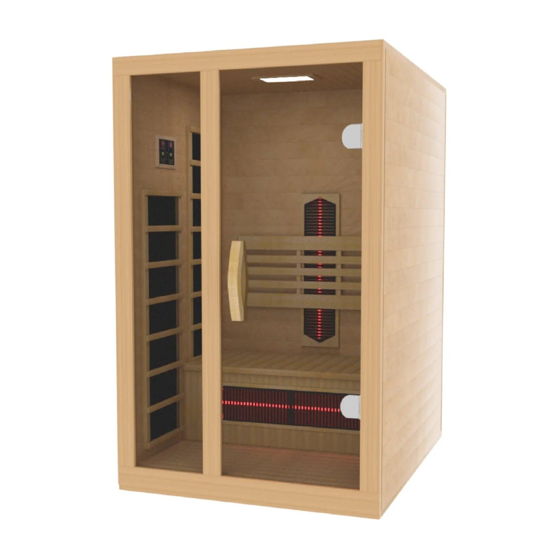 Dynamic Gracia 1-2-Person Full Spectrum Near Zero EMF Infrared Sauna.