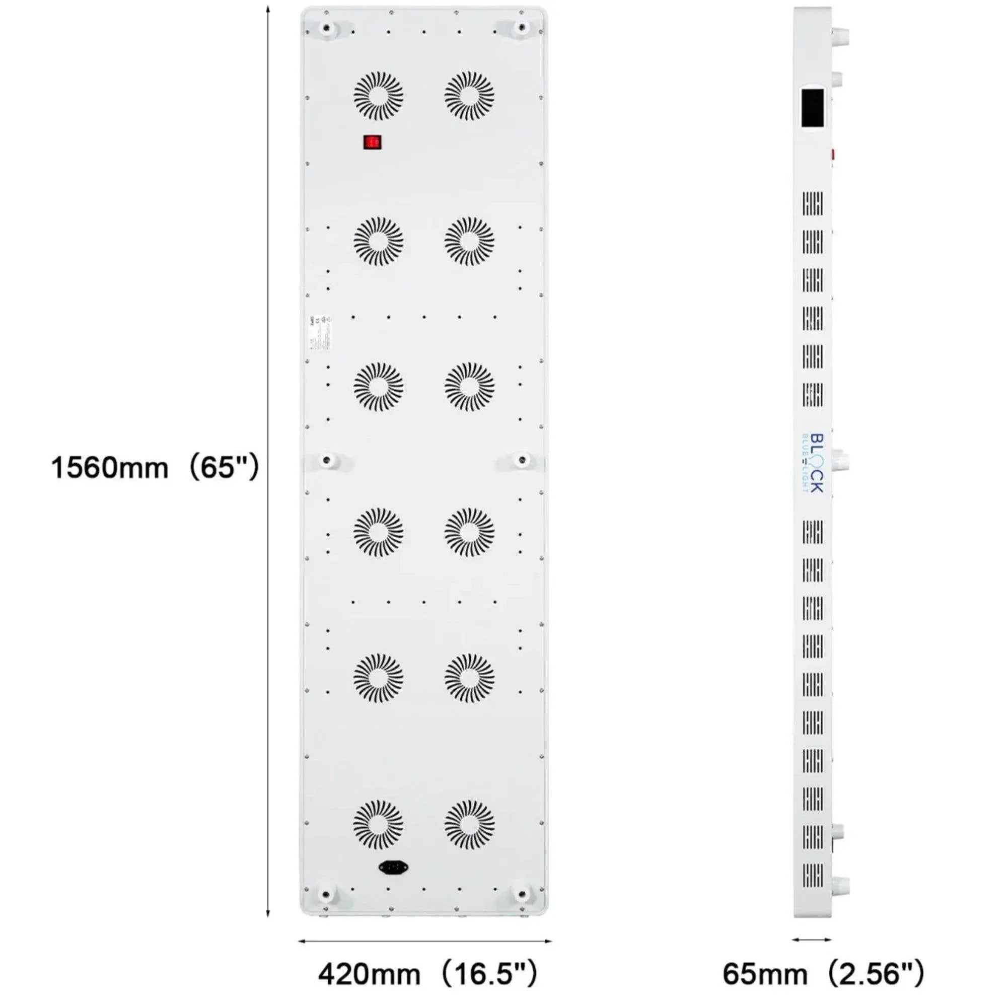 BlockBlueLight ELITE XL Red Light Therapy PowerPanel - Elite Holistic Fitness