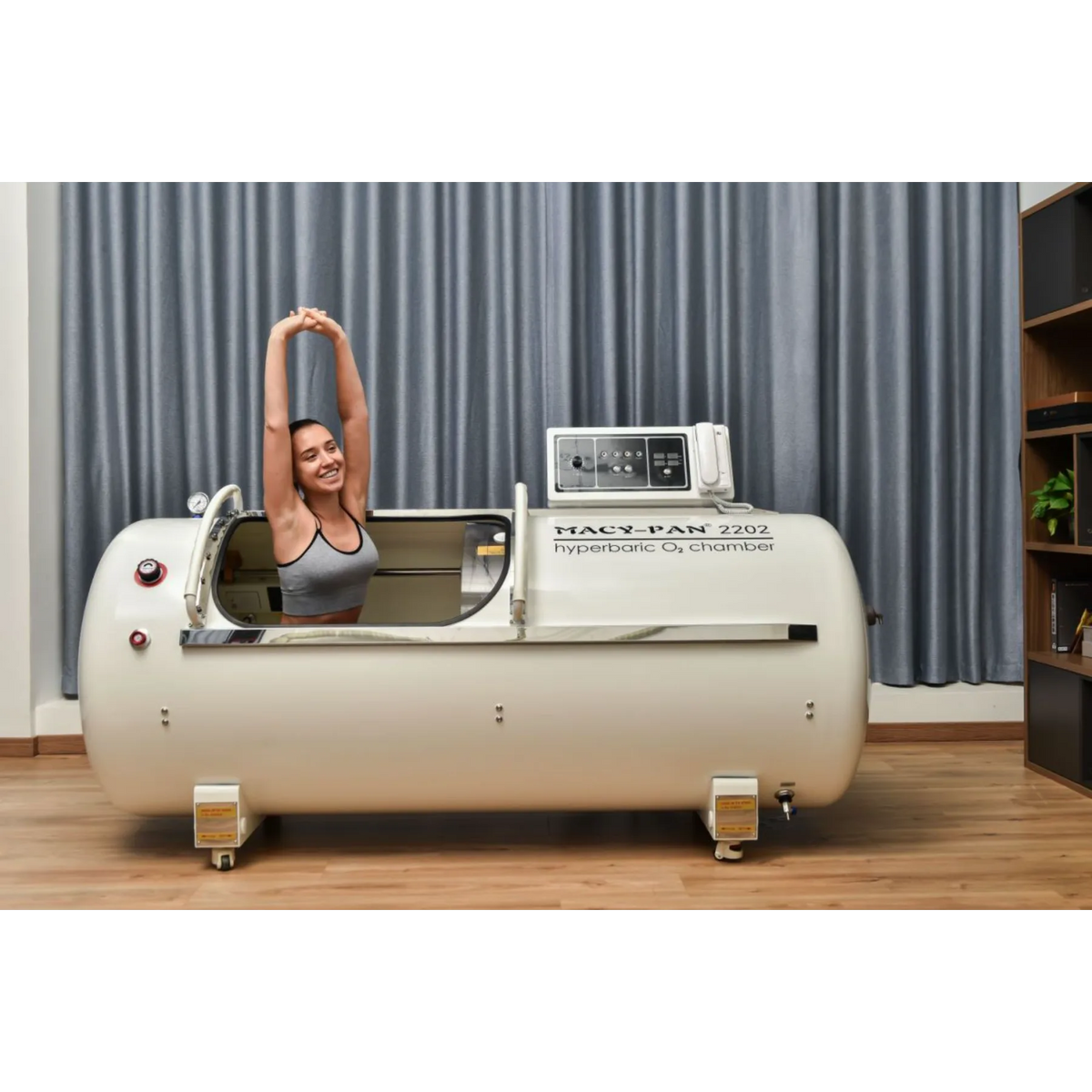 Macy-Pan HP2202 Hard-Shell Hyperbaric Oxygen Chamber – 1.5 to 2.0 ATA
