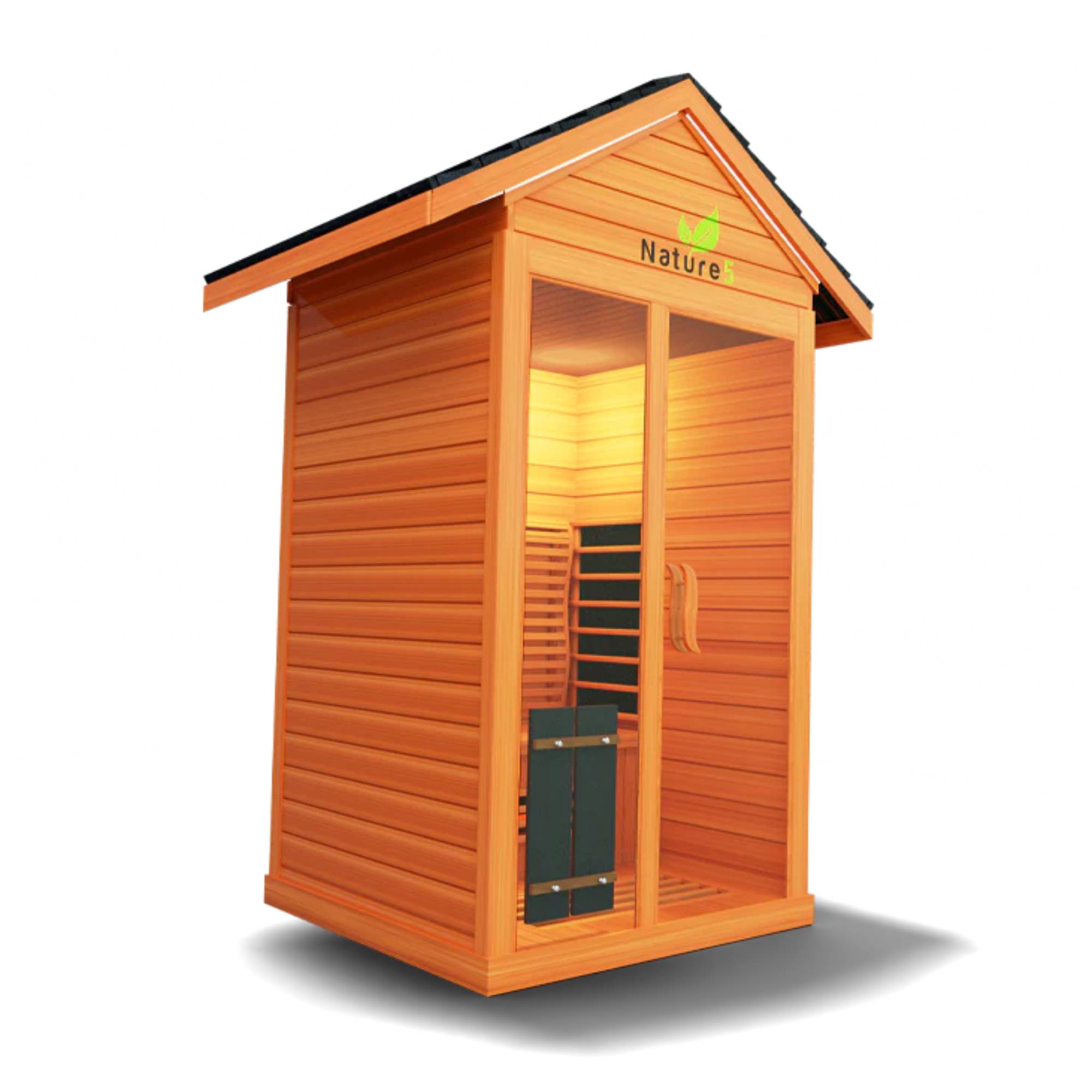 Medical Saunas: Nature 5 v2 Sauna Full-Spectrum Infrared Tech - Elite Holistic Fitness