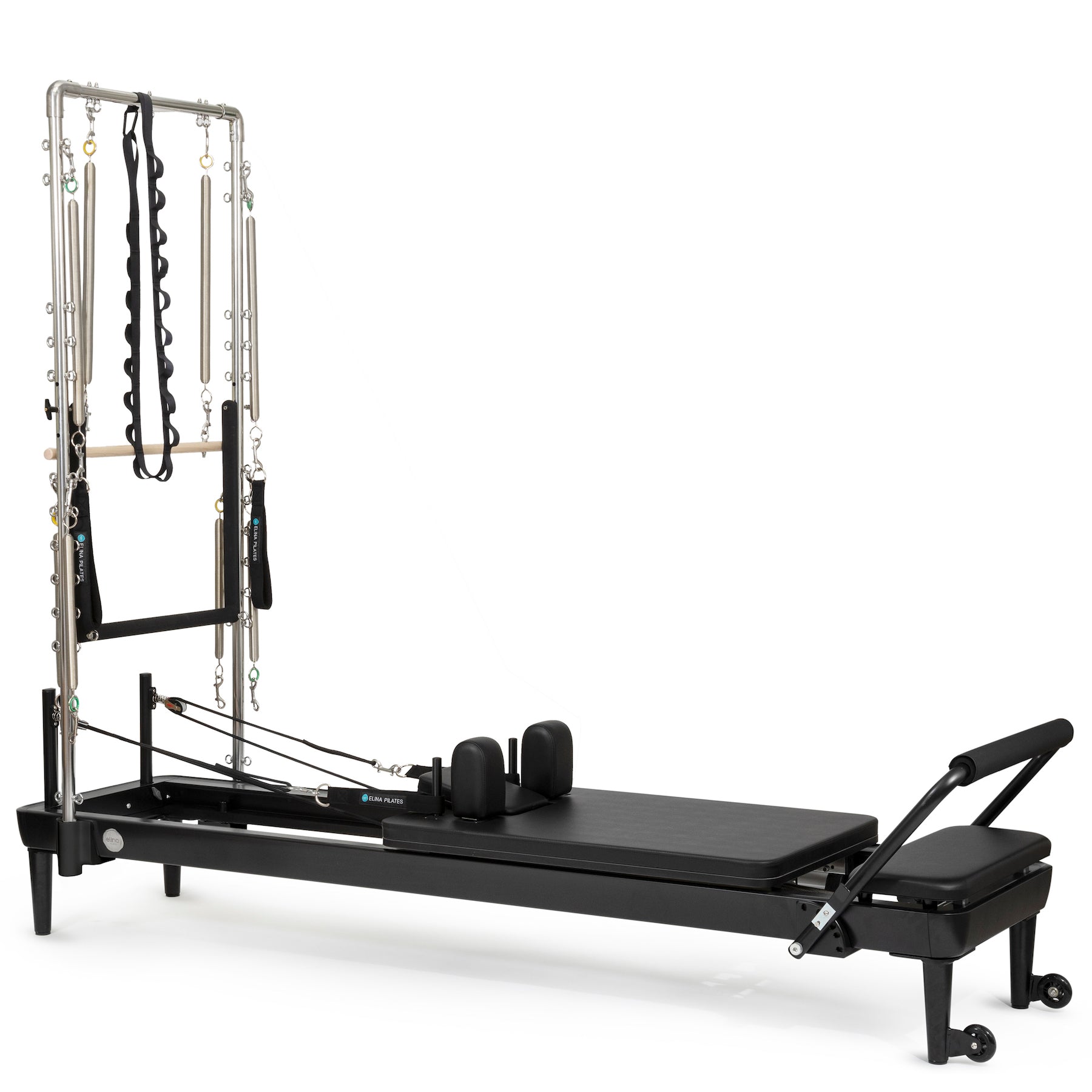 Elina Pilates Nubium Reformer Black Edition with Tower