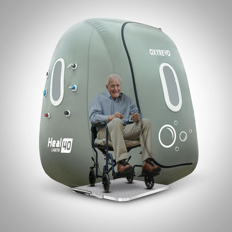 OxyRevo Heal40 Portable Wheelchair 1.4 ATA Hyperbaric Oxygen Chamber