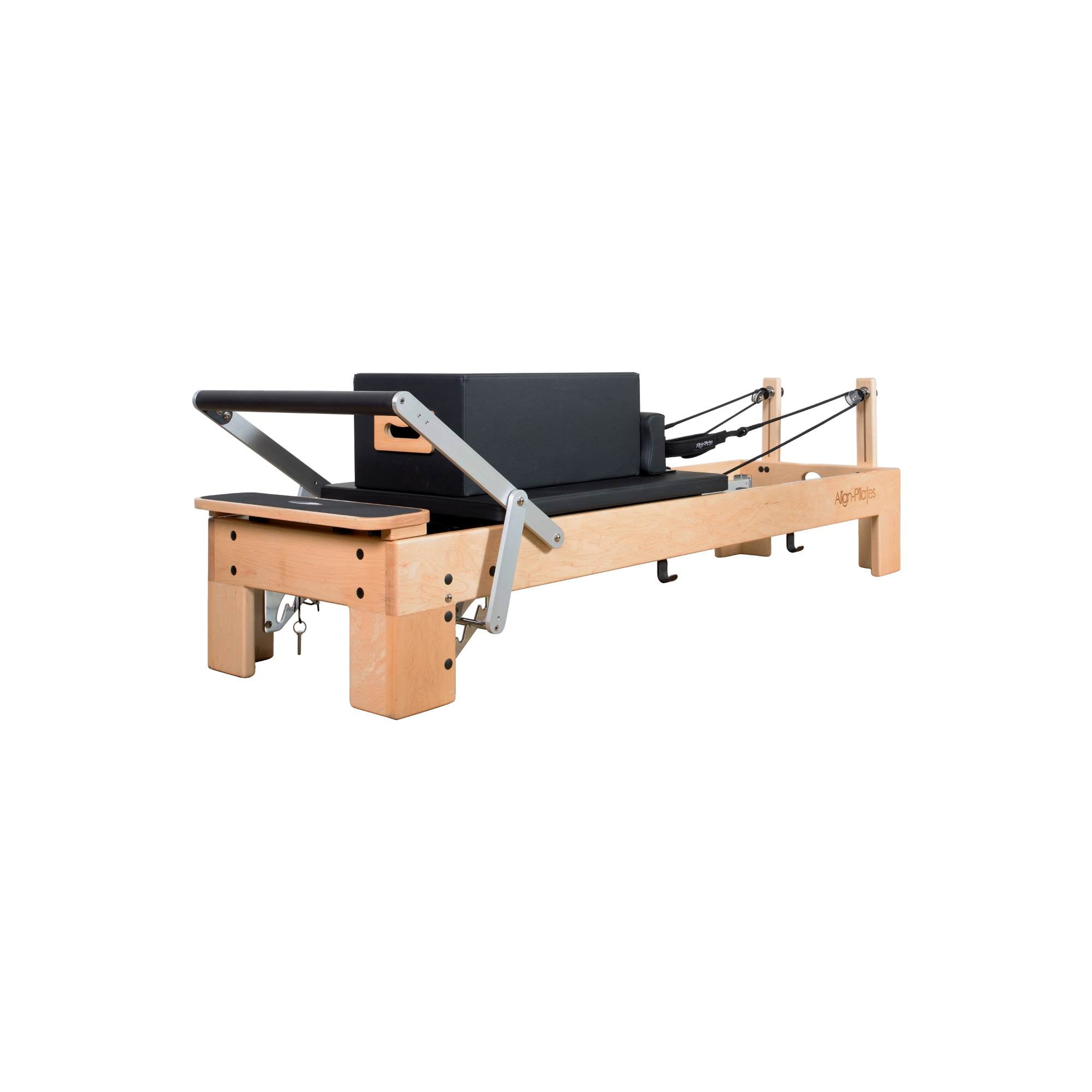 Align-Pilates: M8-Pro Maple Wood Pilates Reformer with Sitting Box