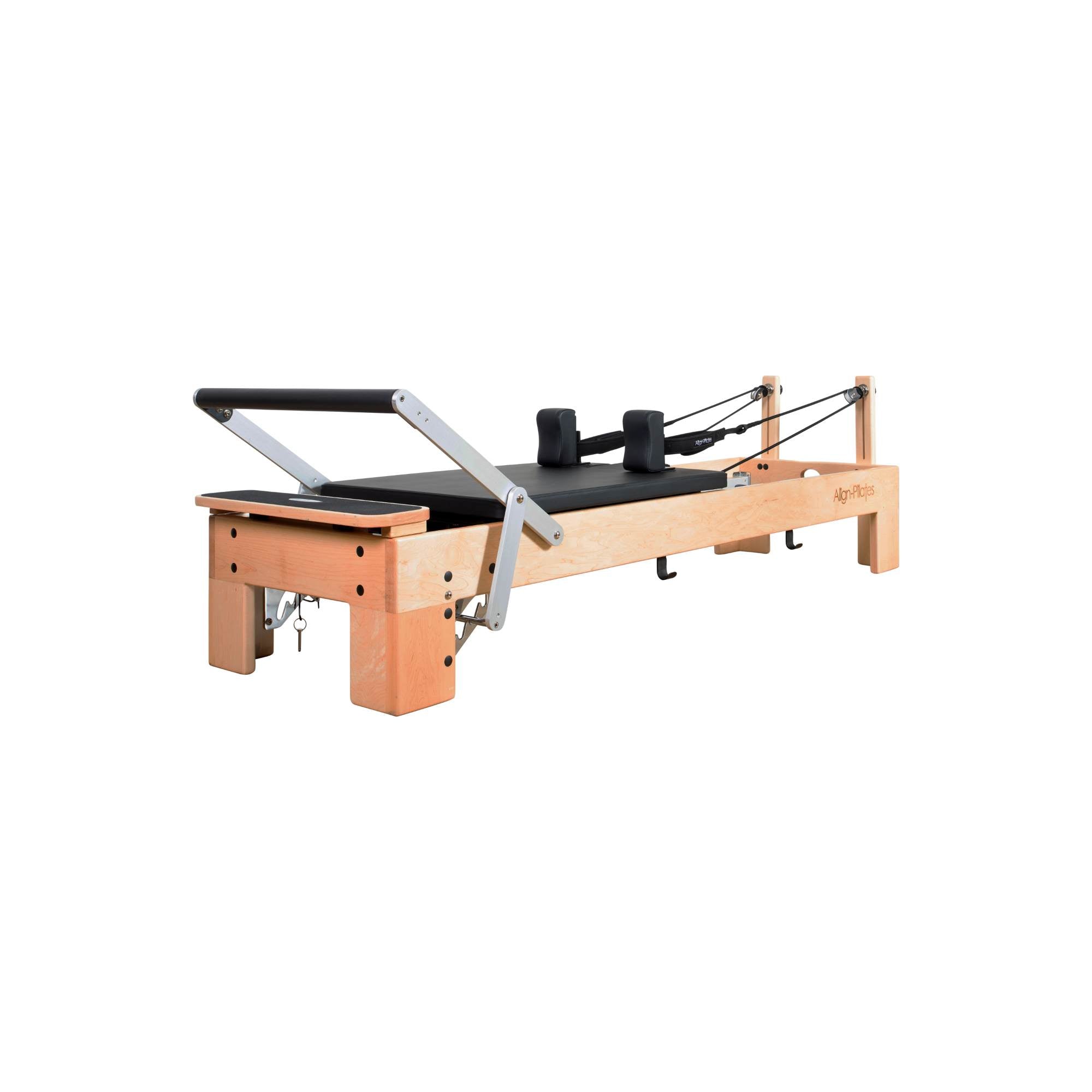 Align-Pilates: M8-Pro Maple Wood Pilates Reformer with Sitting Box